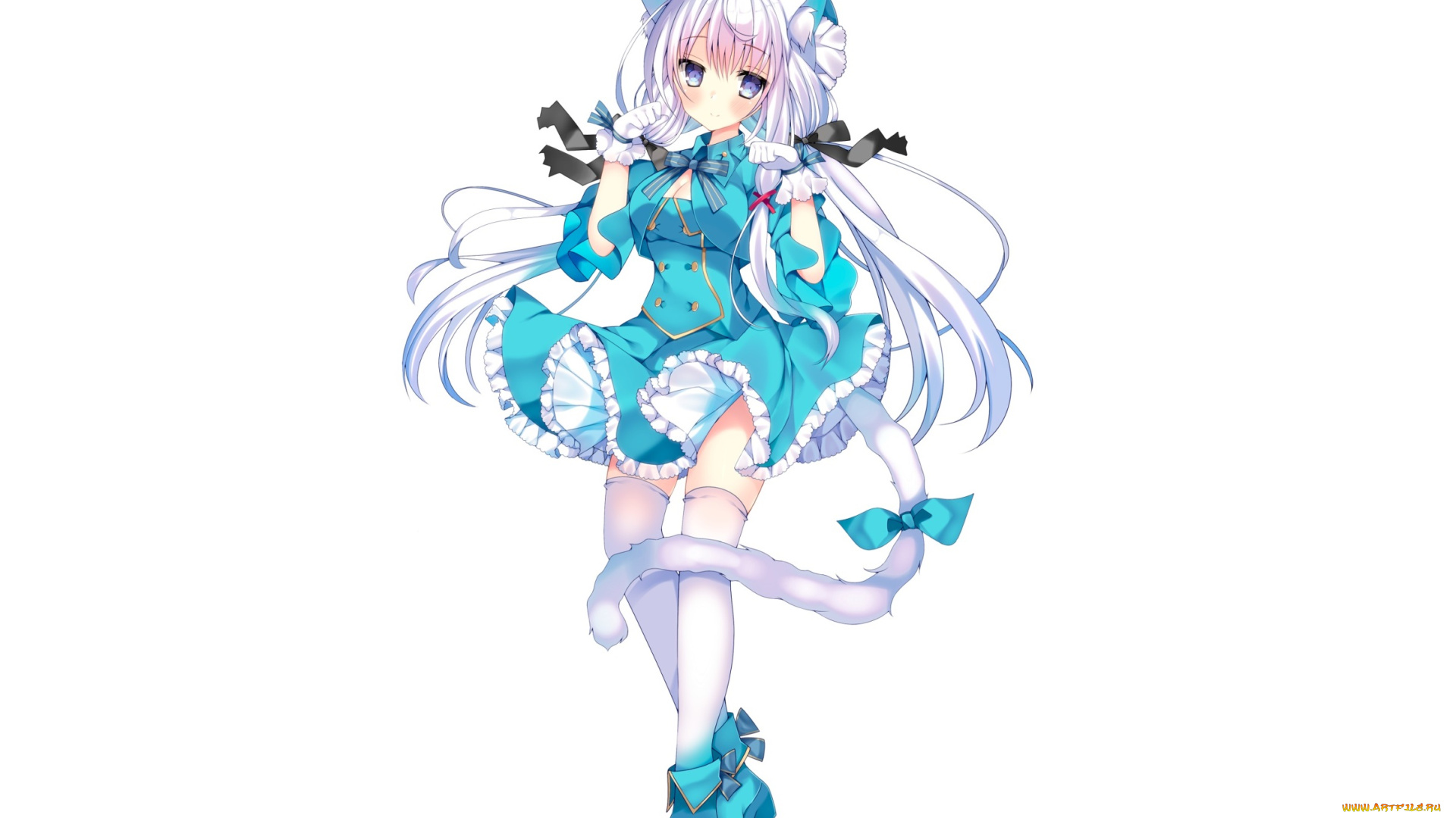 аниме, животные, , существа, девочка