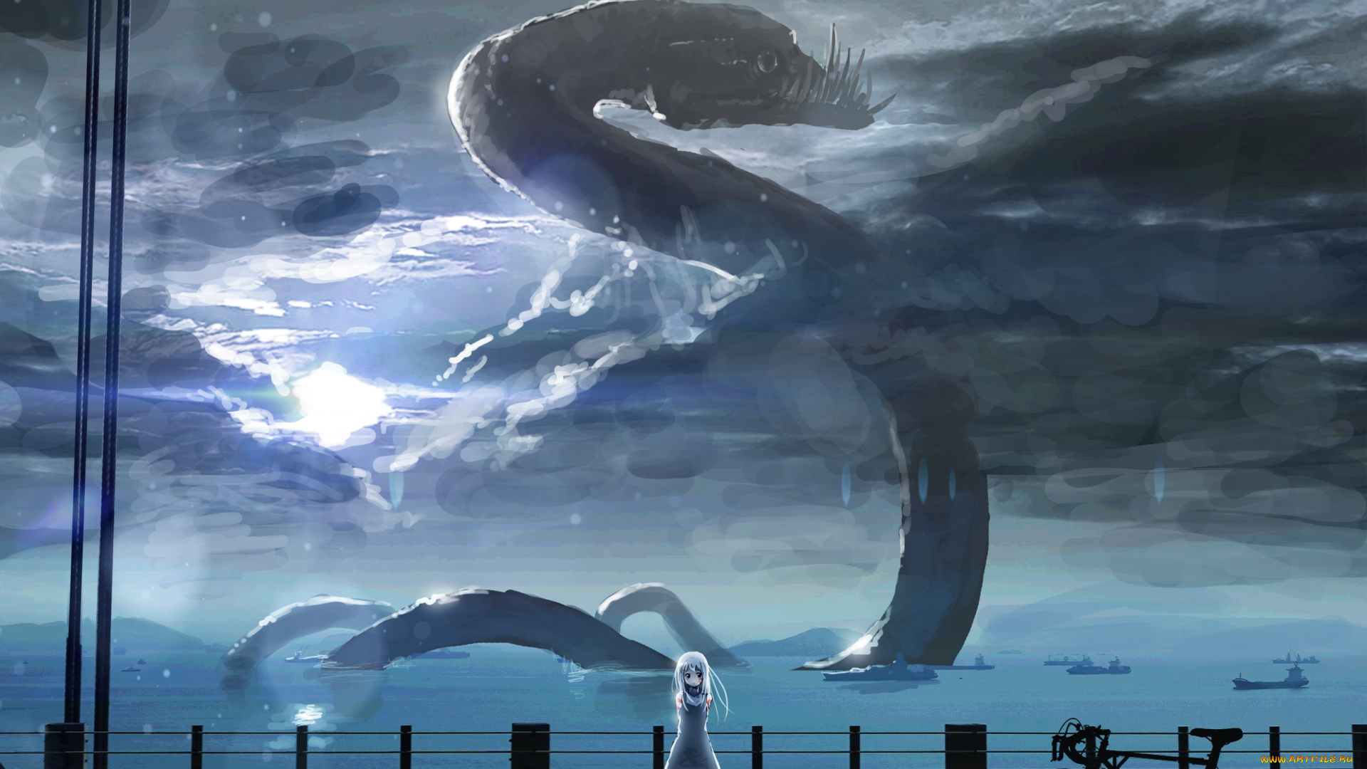 аниме, животные, , существа, монстр