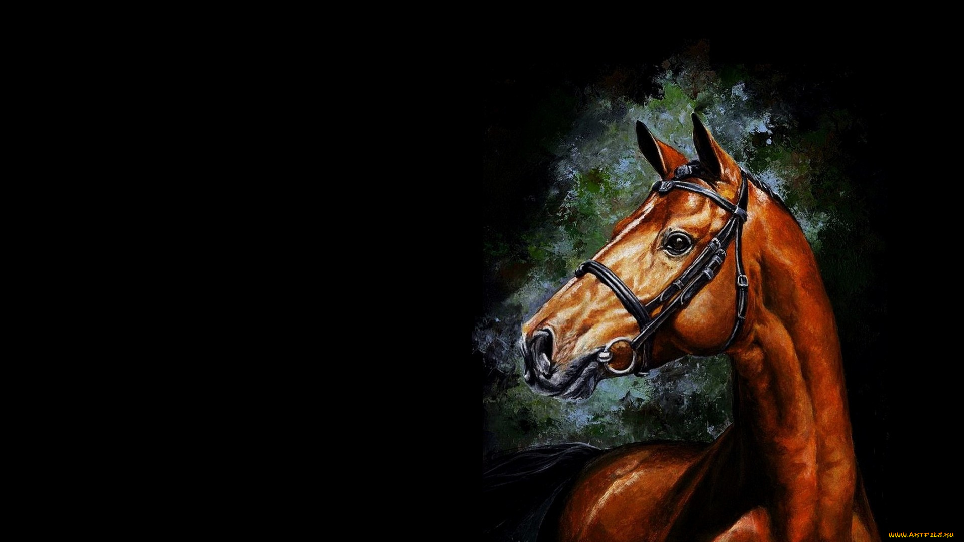 рисованное, животные, , лошади, арт, лошадь, конь, минимализм