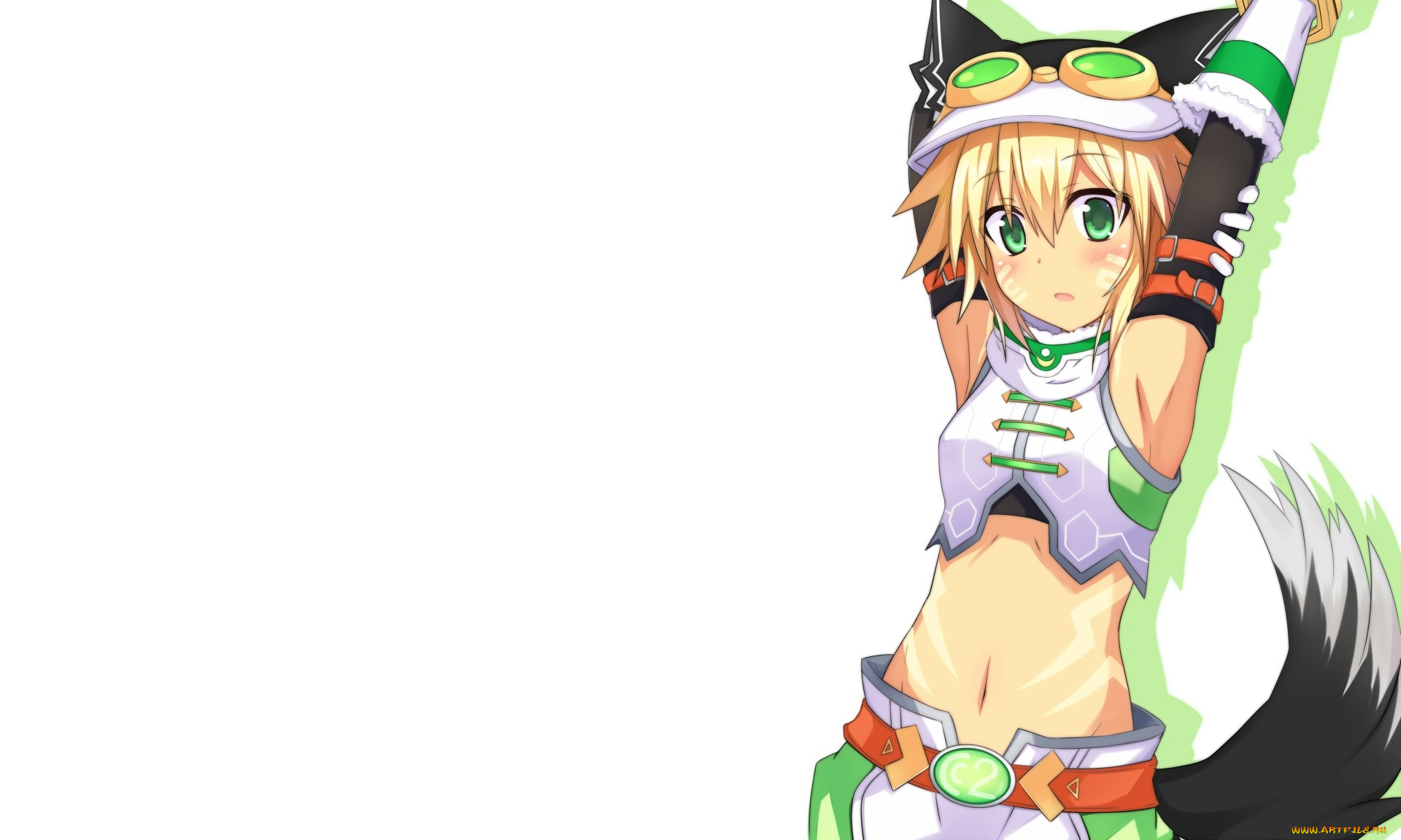 аниме, hyperdimension, neptunia, девочка