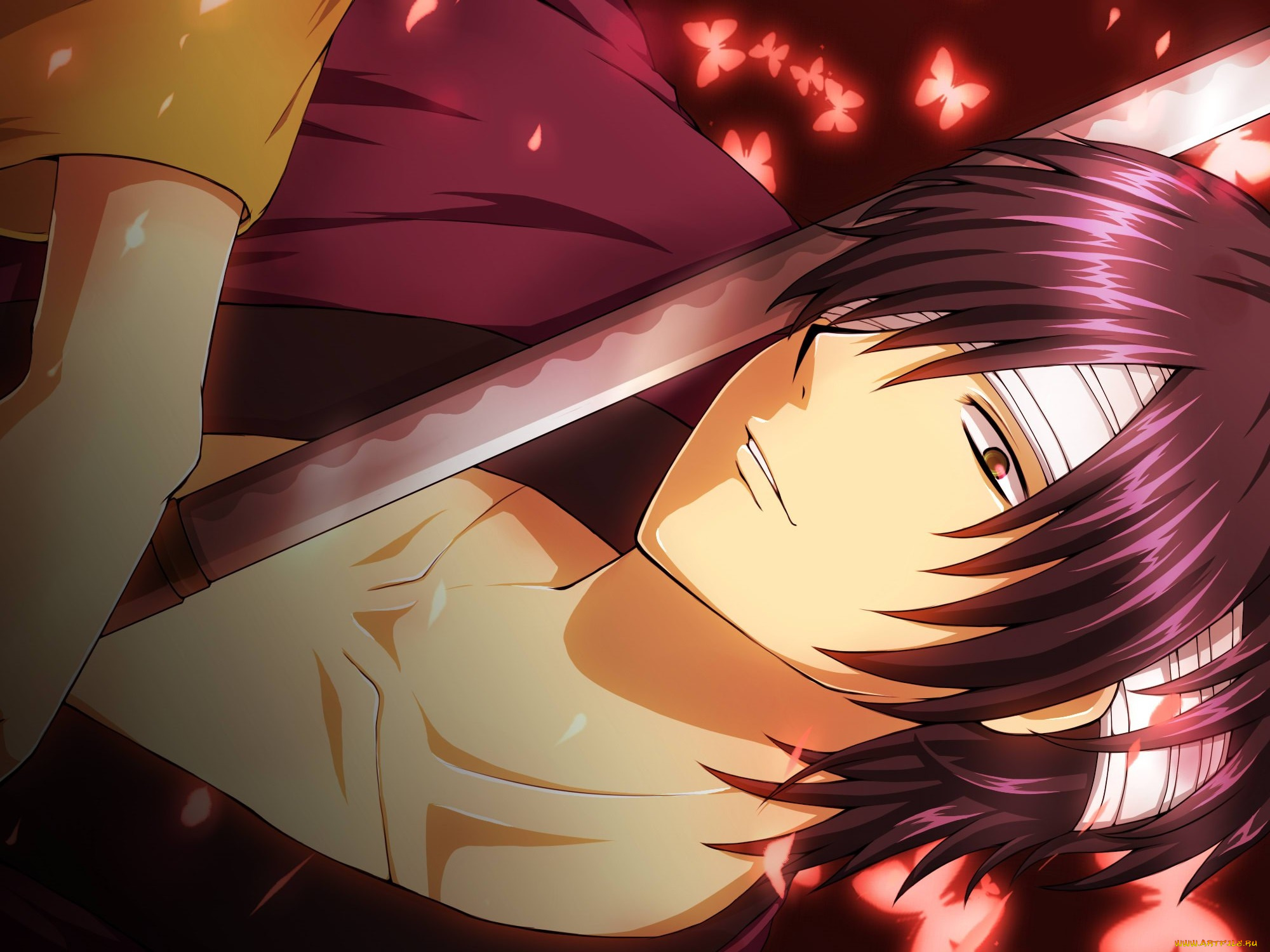 аниме, gintama, парень