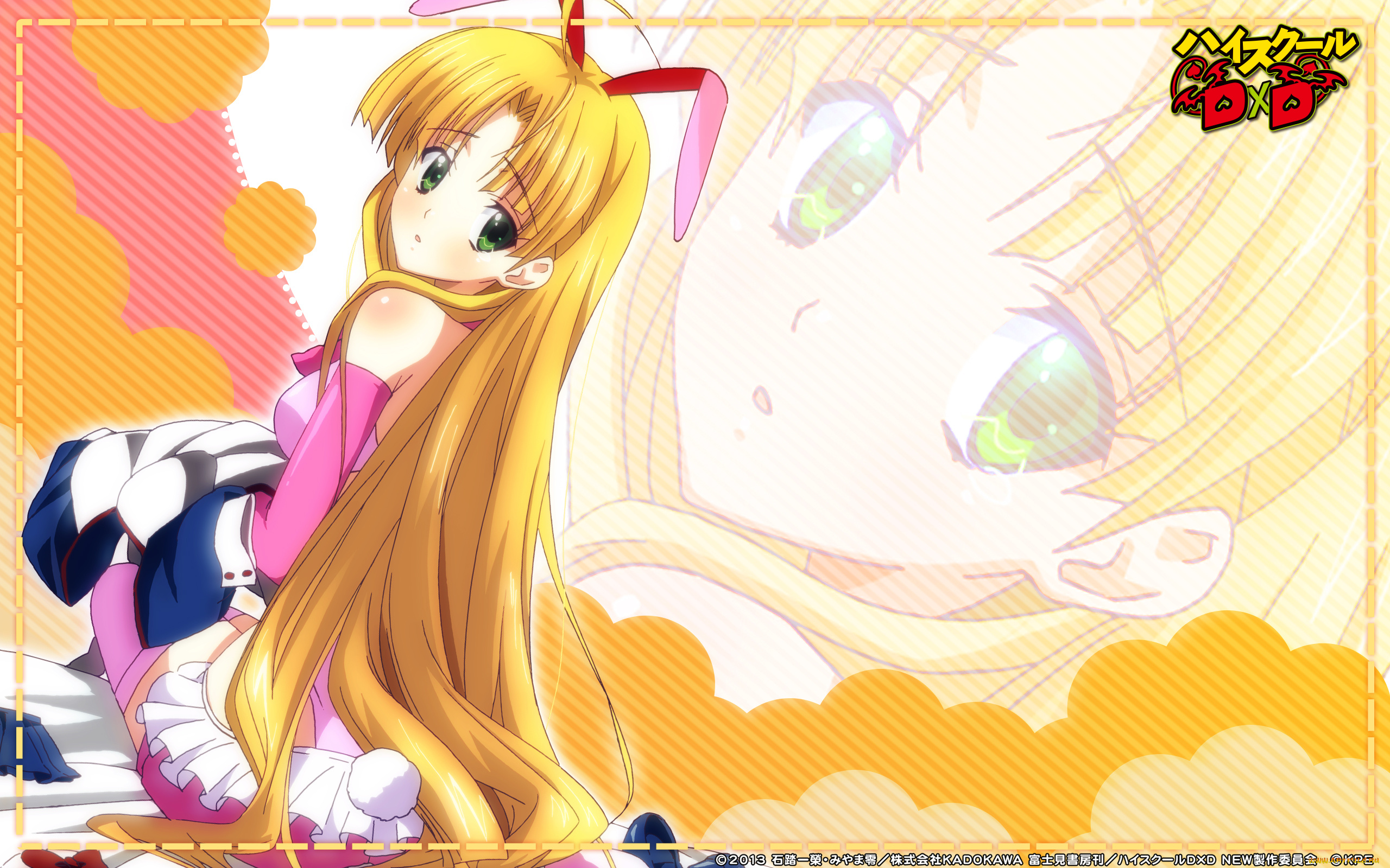 аниме, highschool, dxd, фон, взгляд, девушка