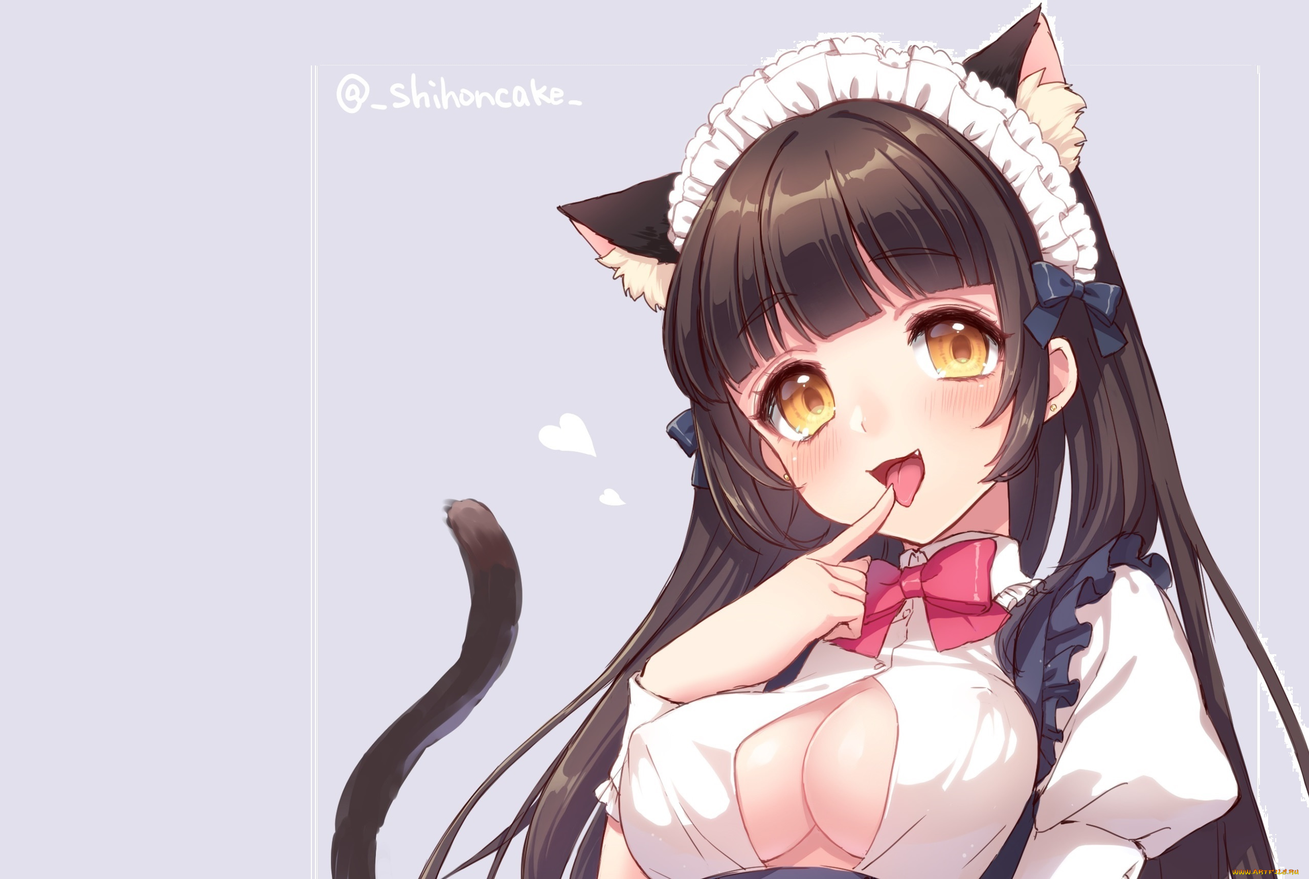 аниме, животные, , существа, девочка