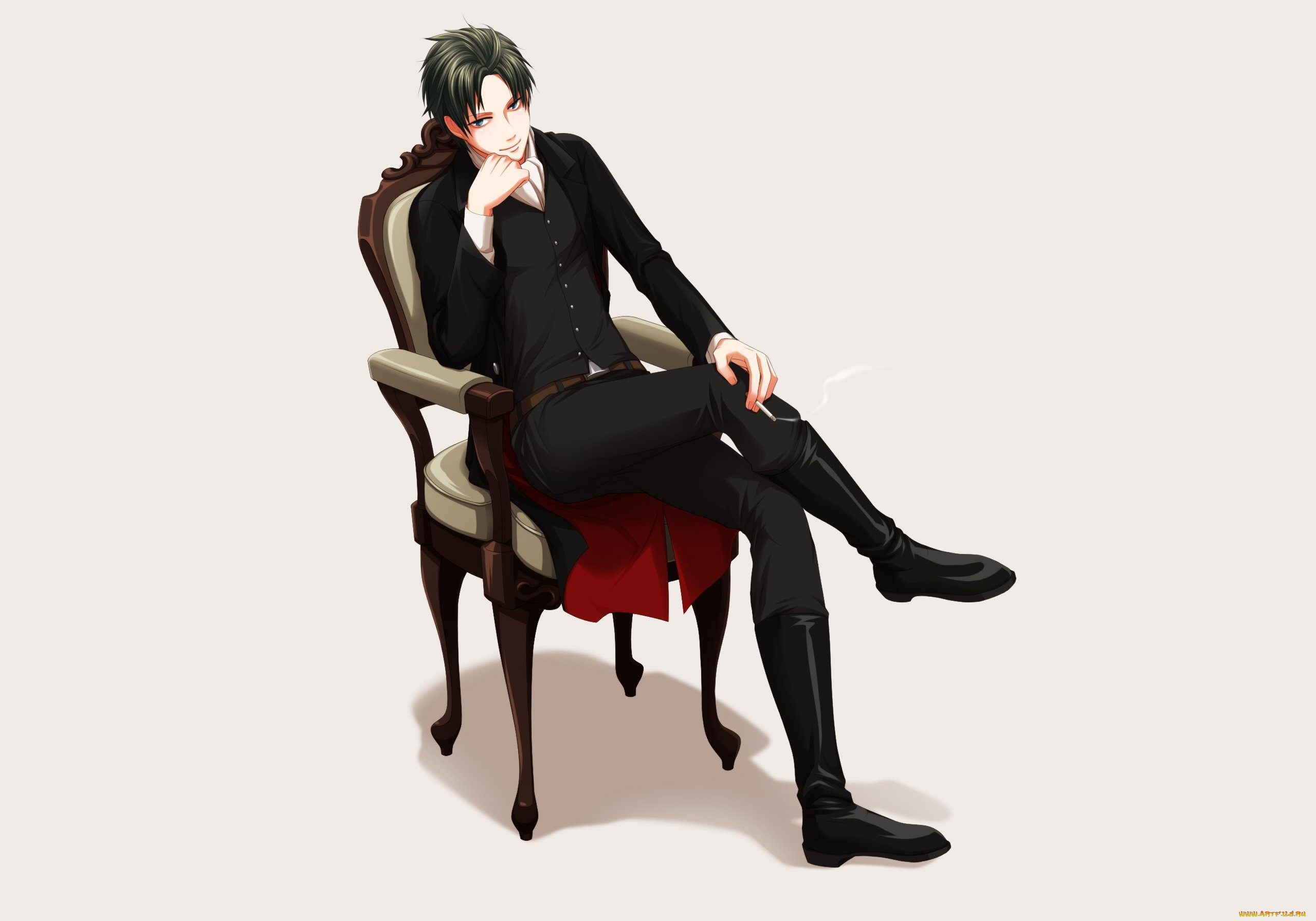 аниме, gintama, парень