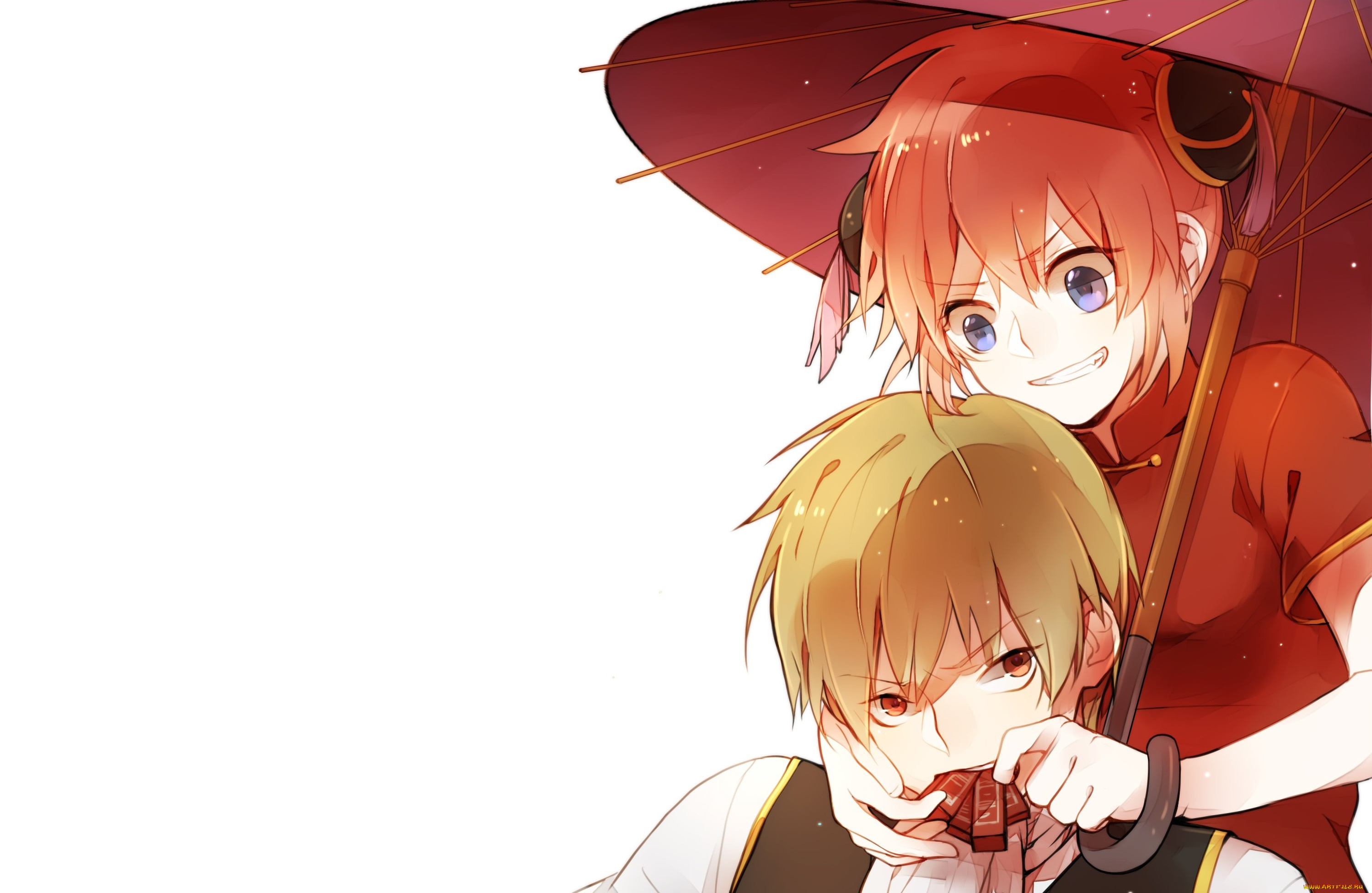 аниме, gintama, пара