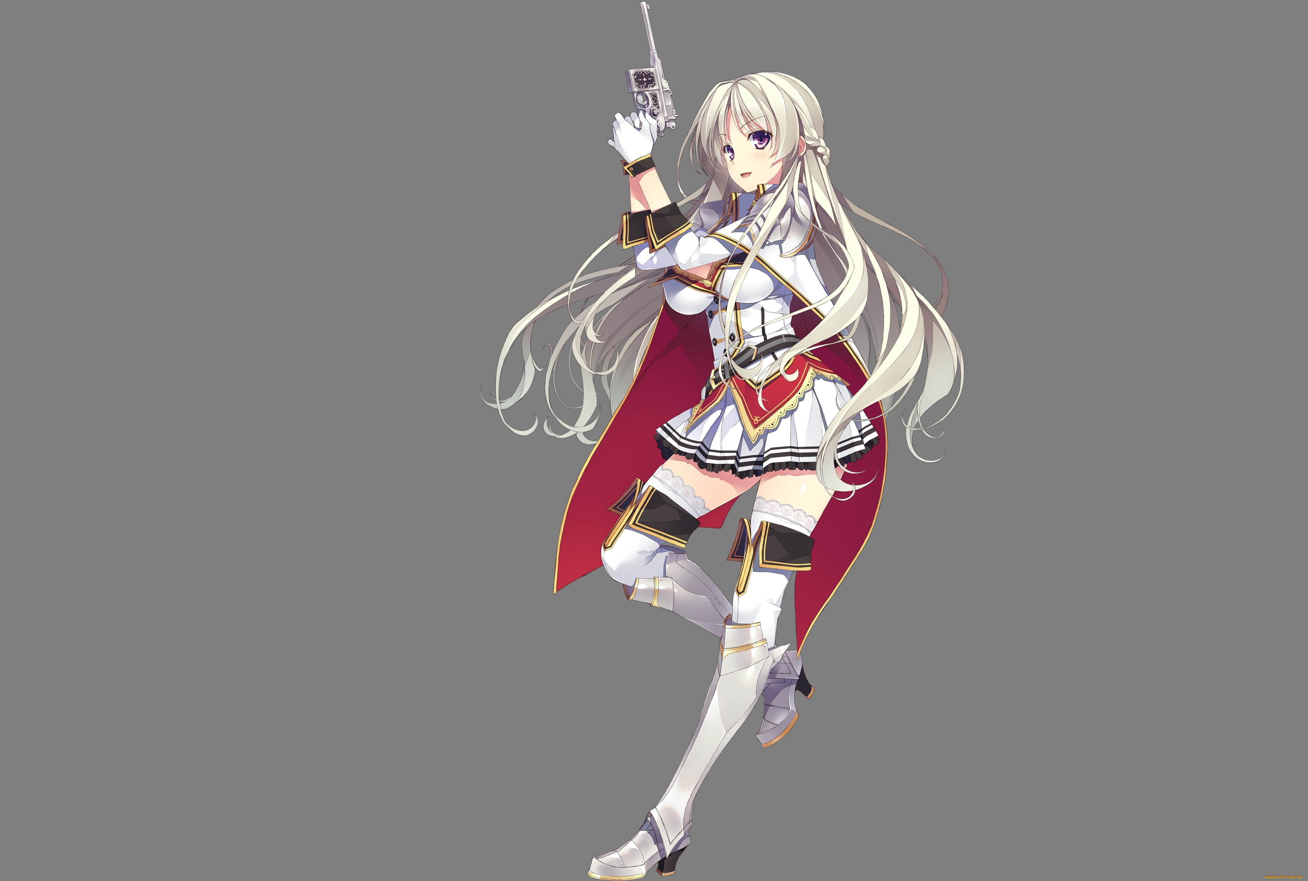 аниме, оружие, , техника, , технологии, jyukishi, cutie, bullet, девушка, пистолет