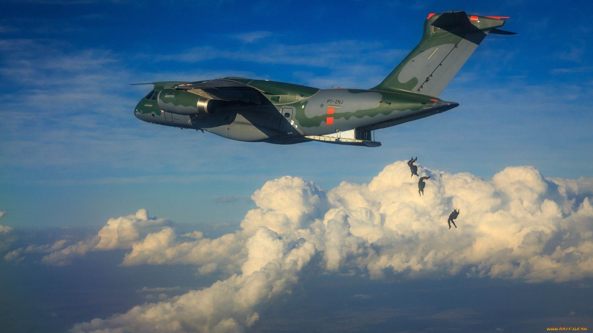 авиация, военно-транспортные, самолёты, brazilian, air, force, embraer, fab, kc-390