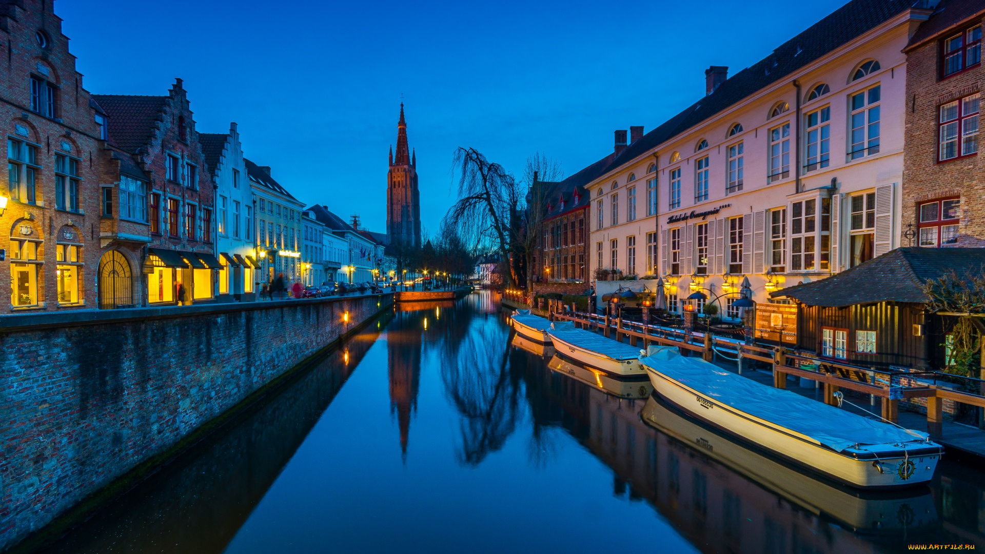 бельгия, города, -, улицы, , площади, , набережные, фонари, река, здания, дерево, костел