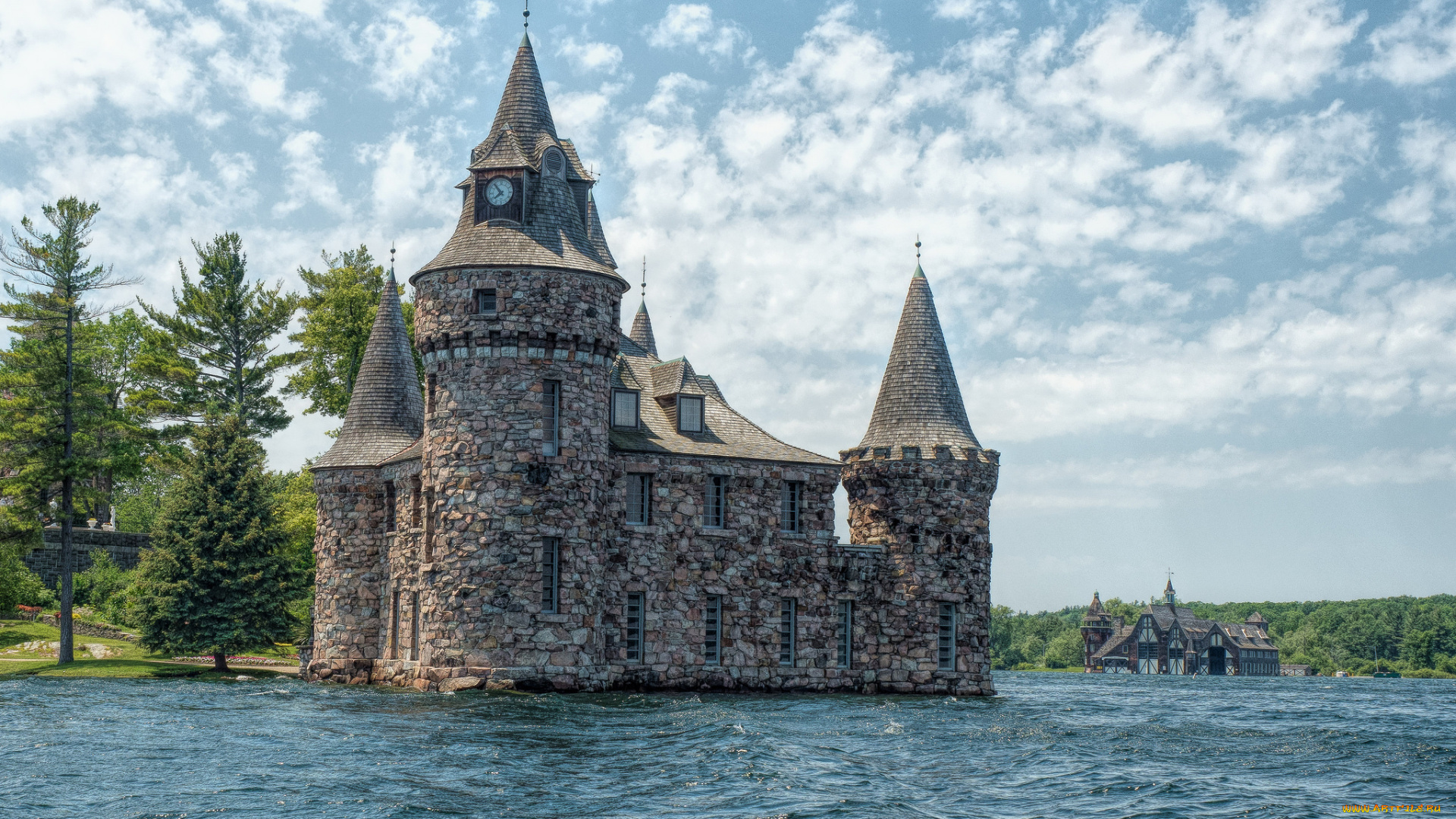 thousand, islands, города, -, дворцы, , замки, , крепости, озеро, горы