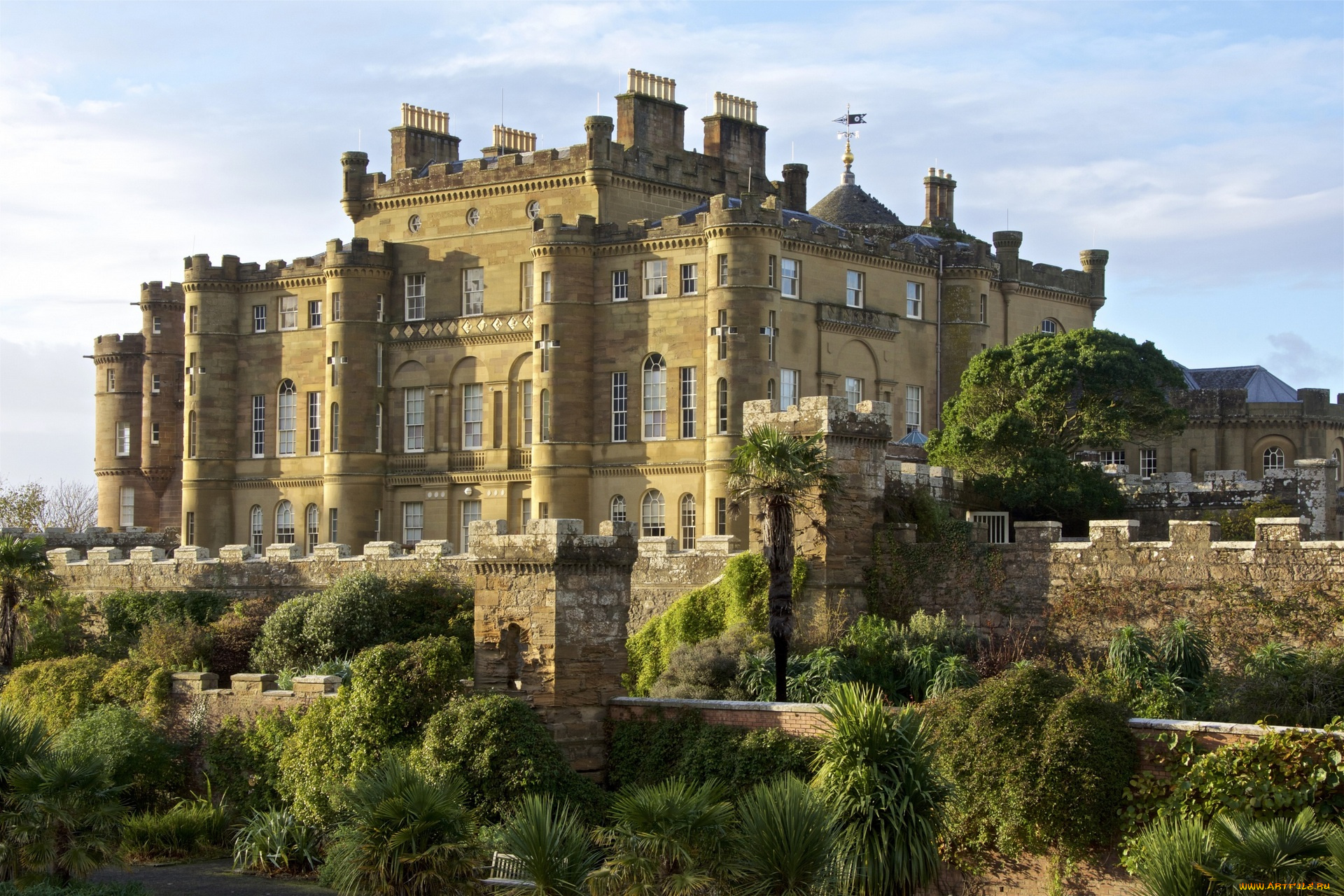 города, -, дворцы, , замки, , крепости, деревья, здания