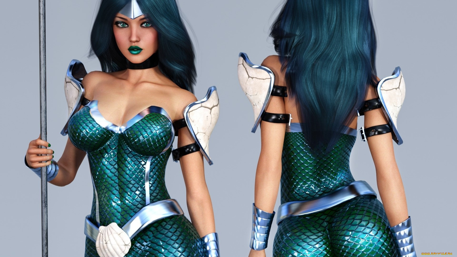 3д, графика, люди, , people, девушка, взгляд, фон