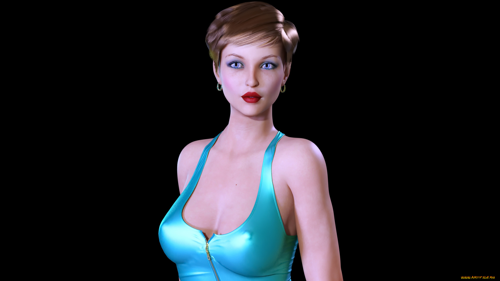 3д, графика, люди, , people, девушка, взгляд, фон