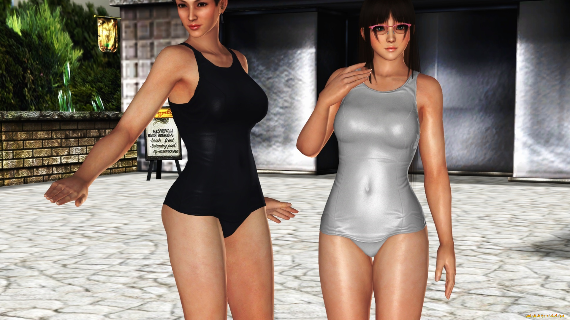 3д, графика, люди, , people, девушки, фон, взгляд