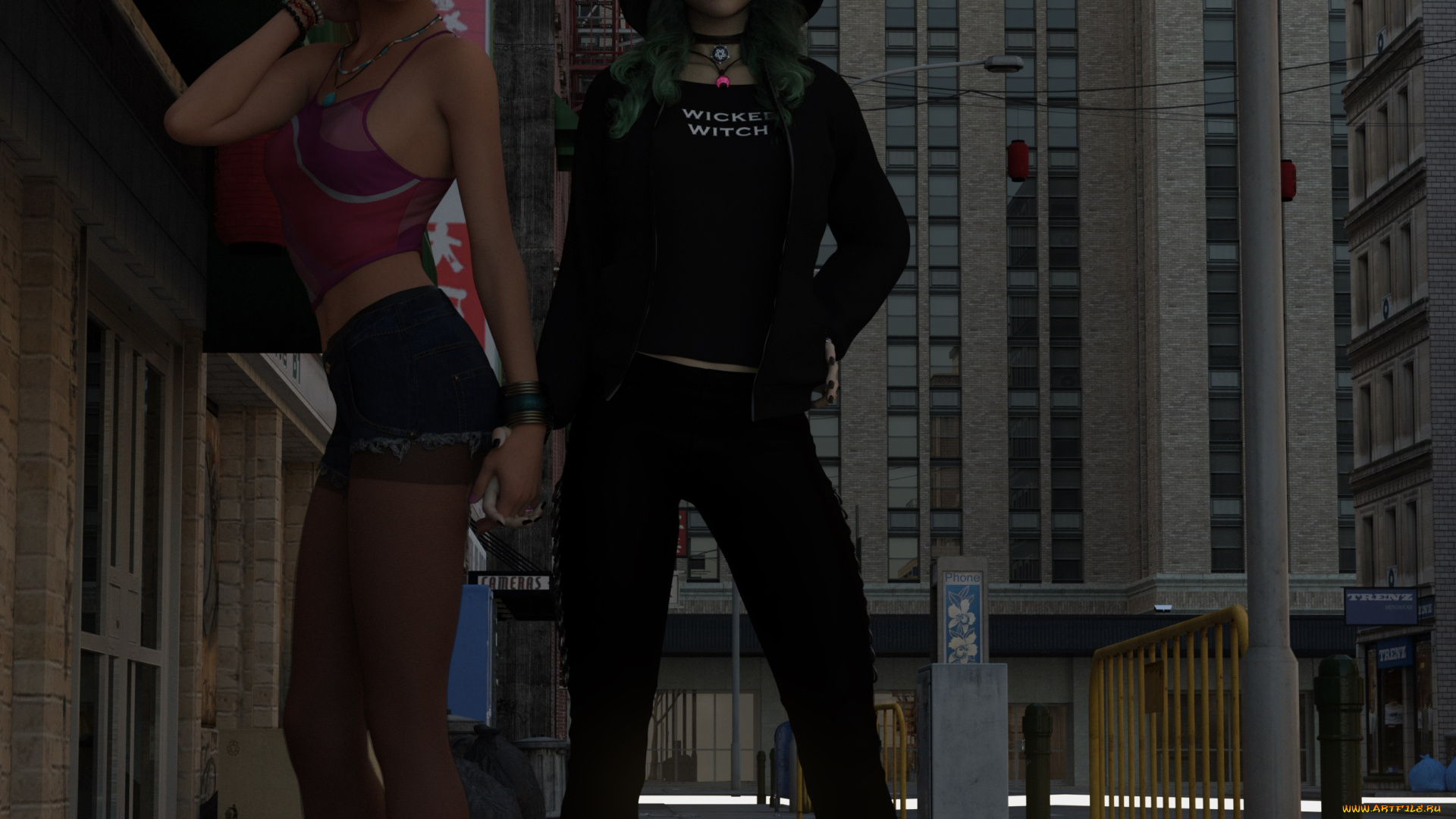 3д, графика, люди, , people, девушки, взгляд, фон