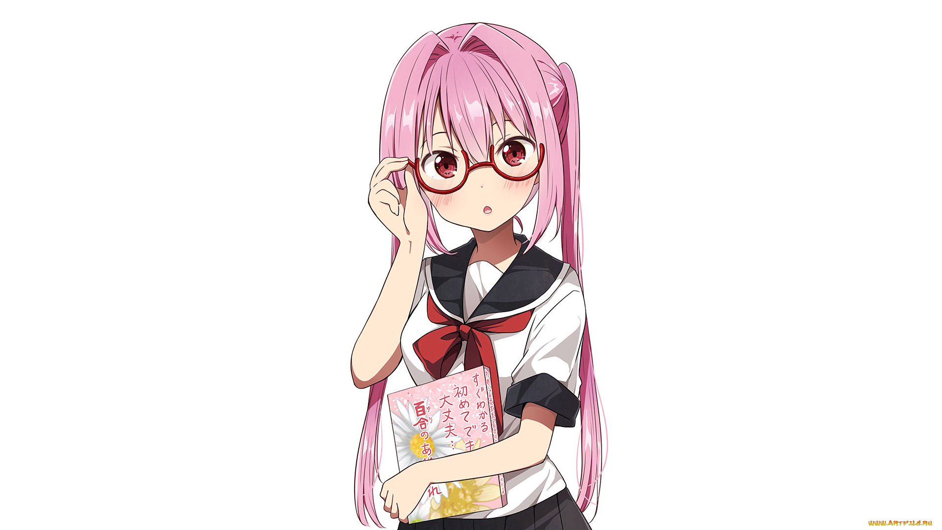 аниме, unknown, , другое, , фон, взгляд, девушка