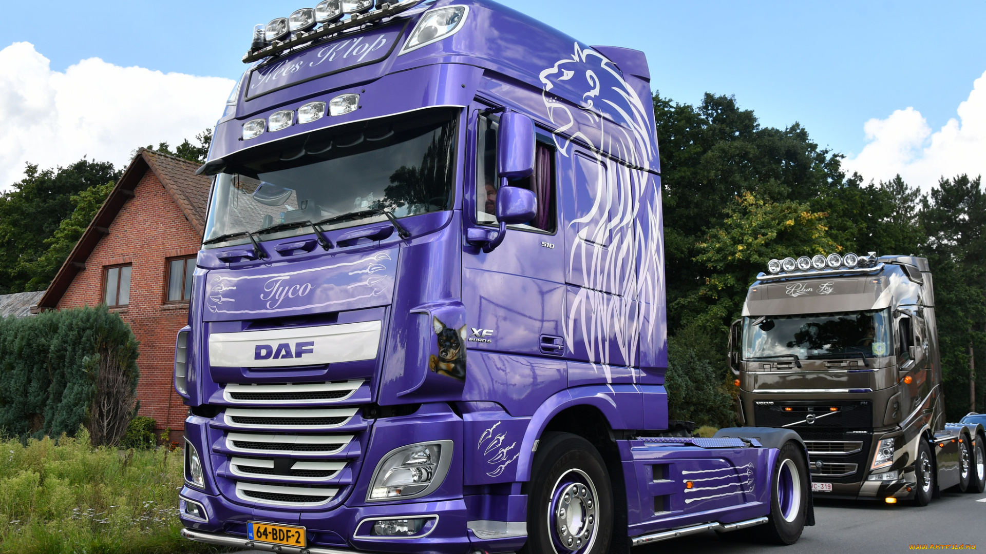 автомобили, daf, , выставка, улица, тягач, седельный, грузовик