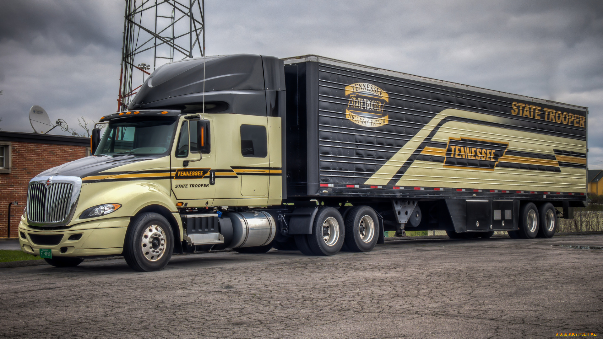 автомобили, international, грузовик, тягач, седельный