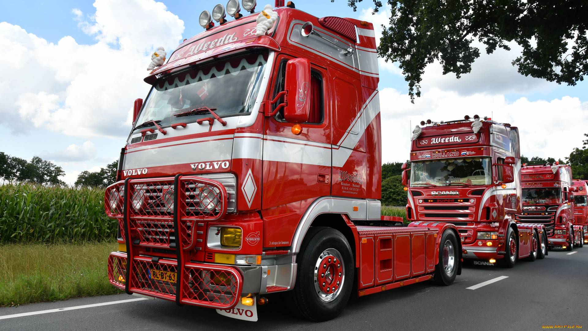 автомобили, volvo, trucks, , выставка, улица, тягач, седельный, грузовик