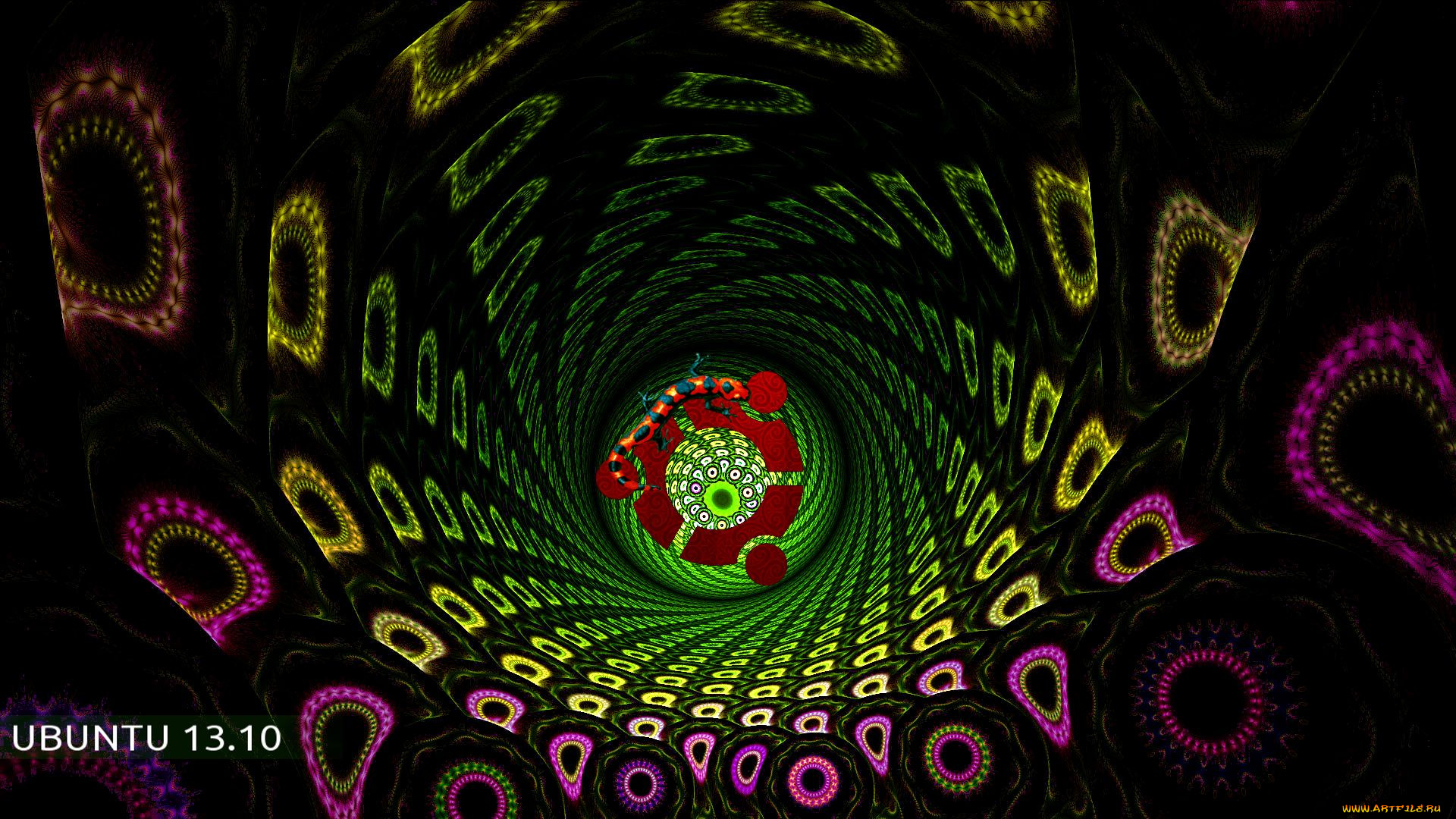 компьютеры, ubuntu, linux, фон, логотип