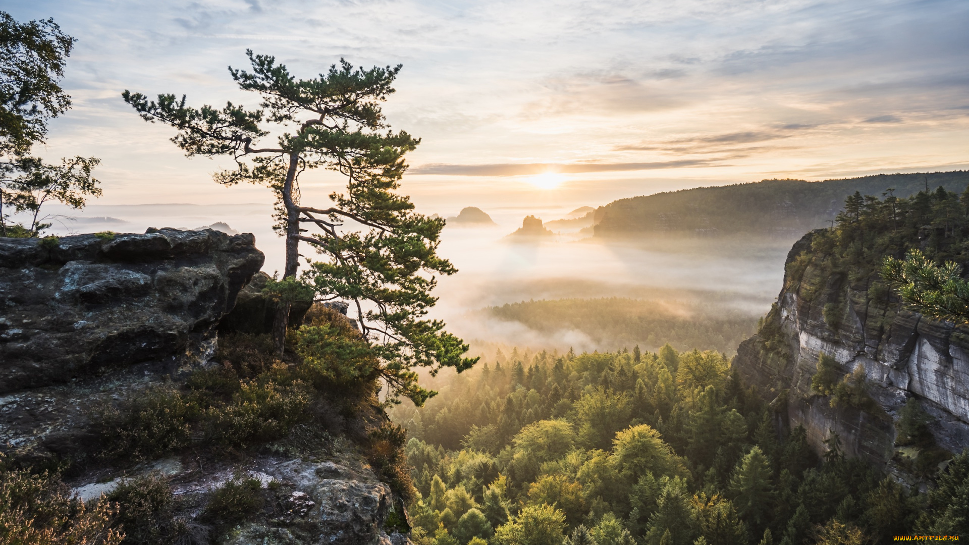 природа, горы, простор