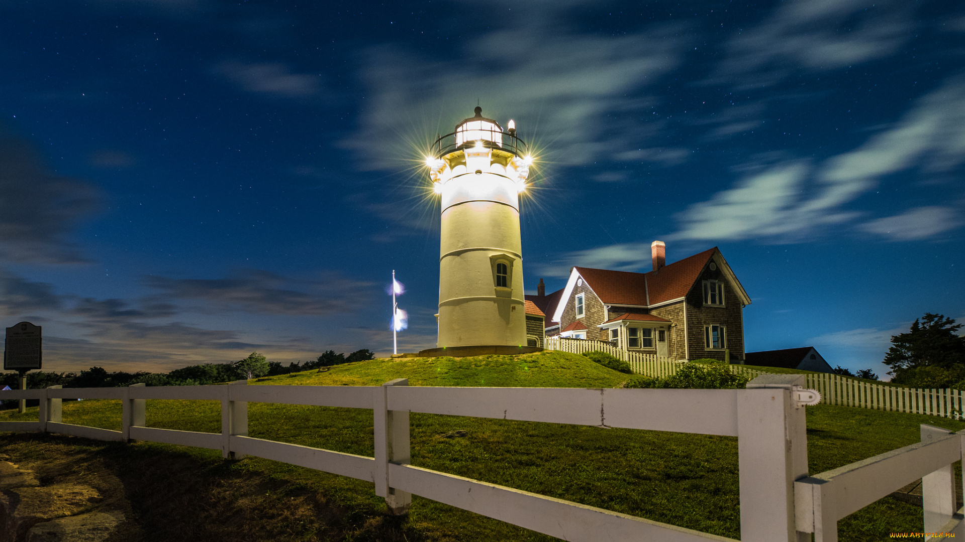 природа, маяки, простор