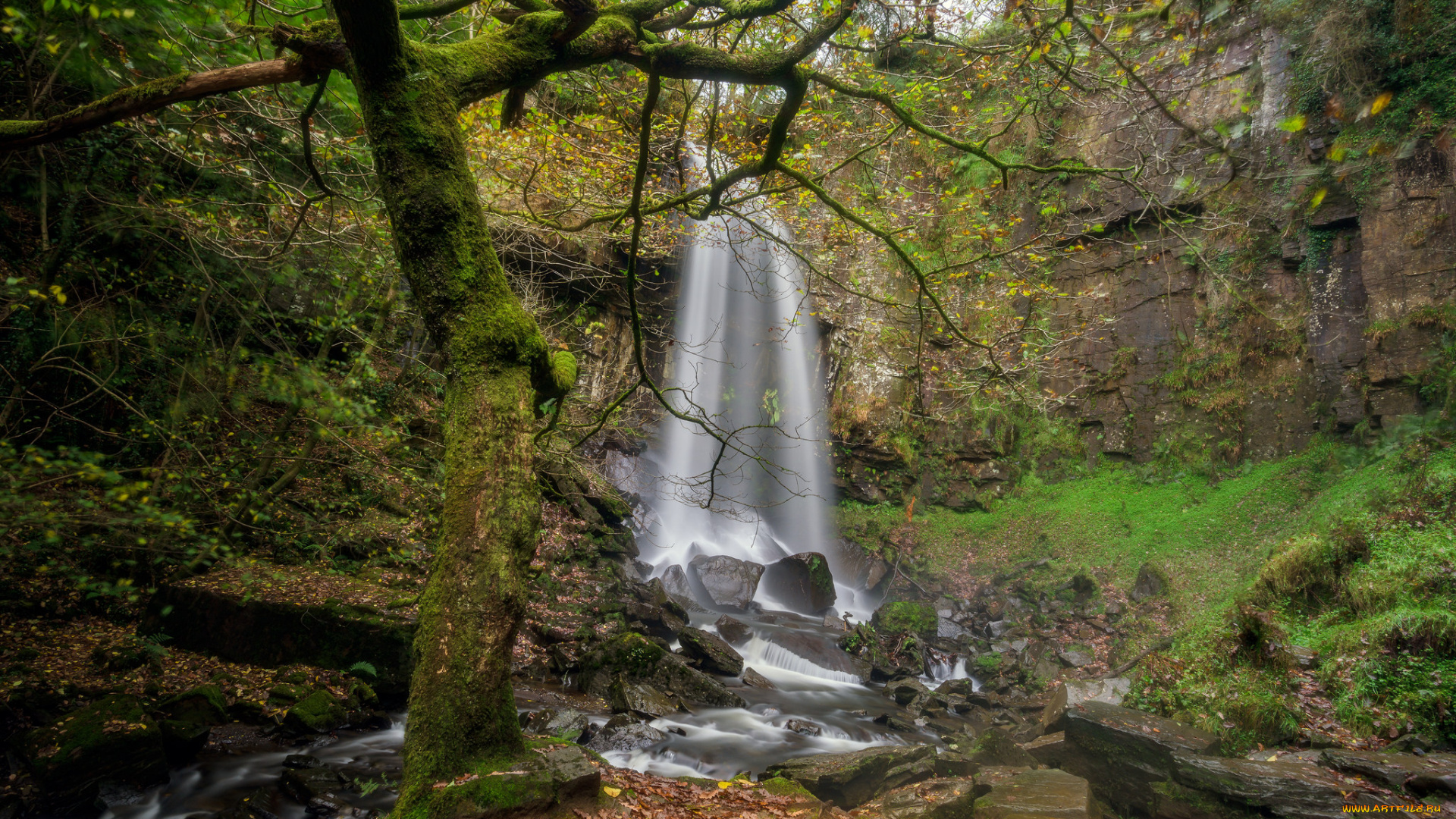 природа, водопады, простор