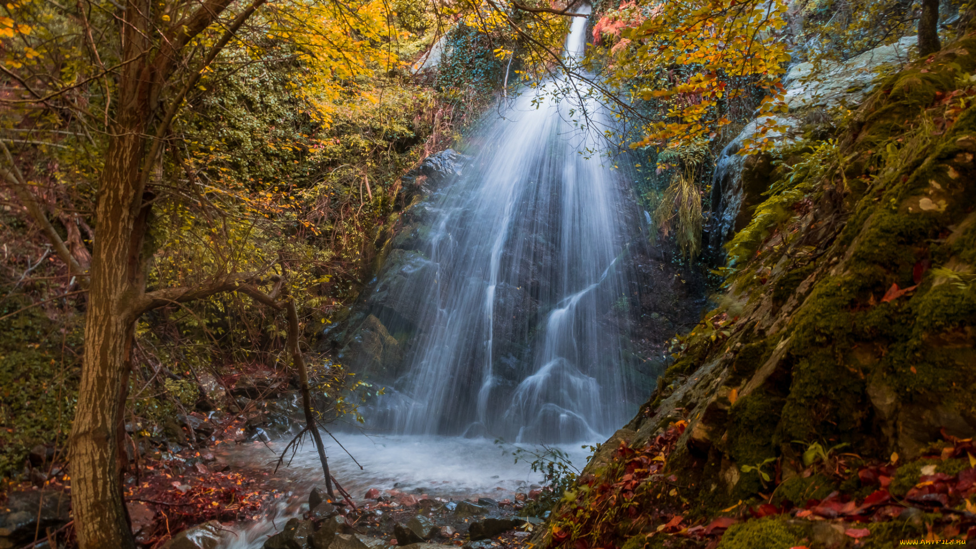 природа, водопады, простор