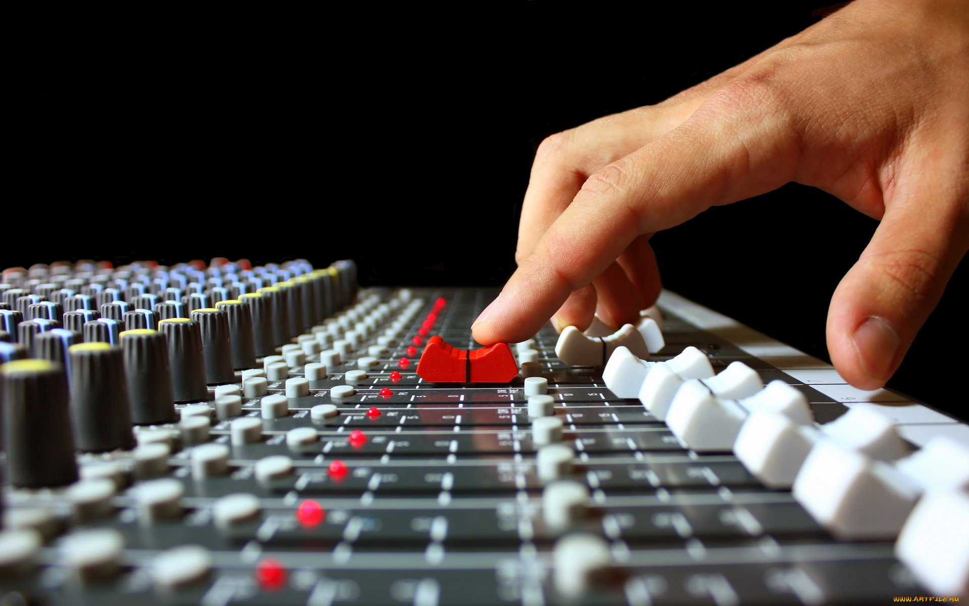 музыка, -другое, рука, микшер