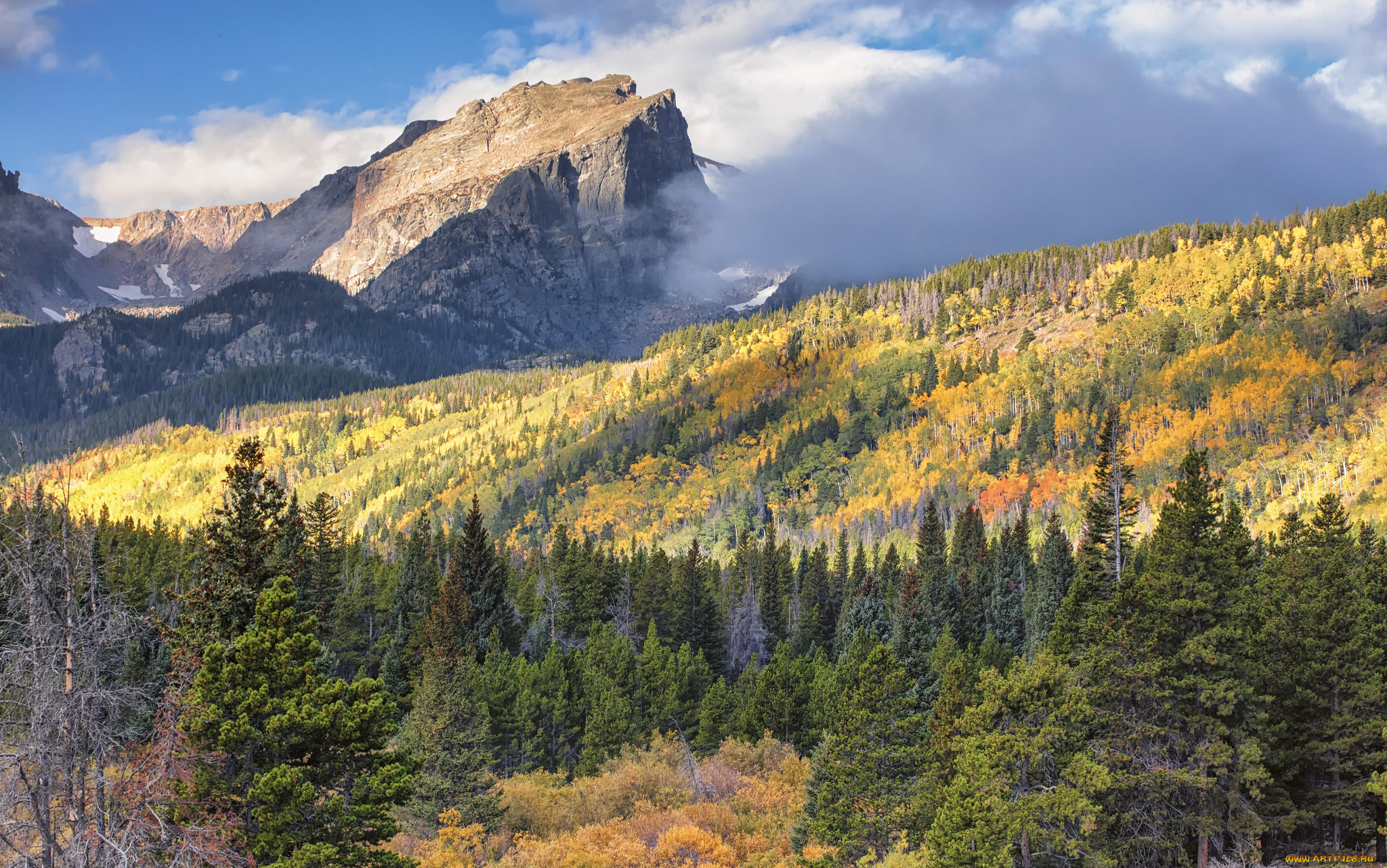 природа, горы, простор