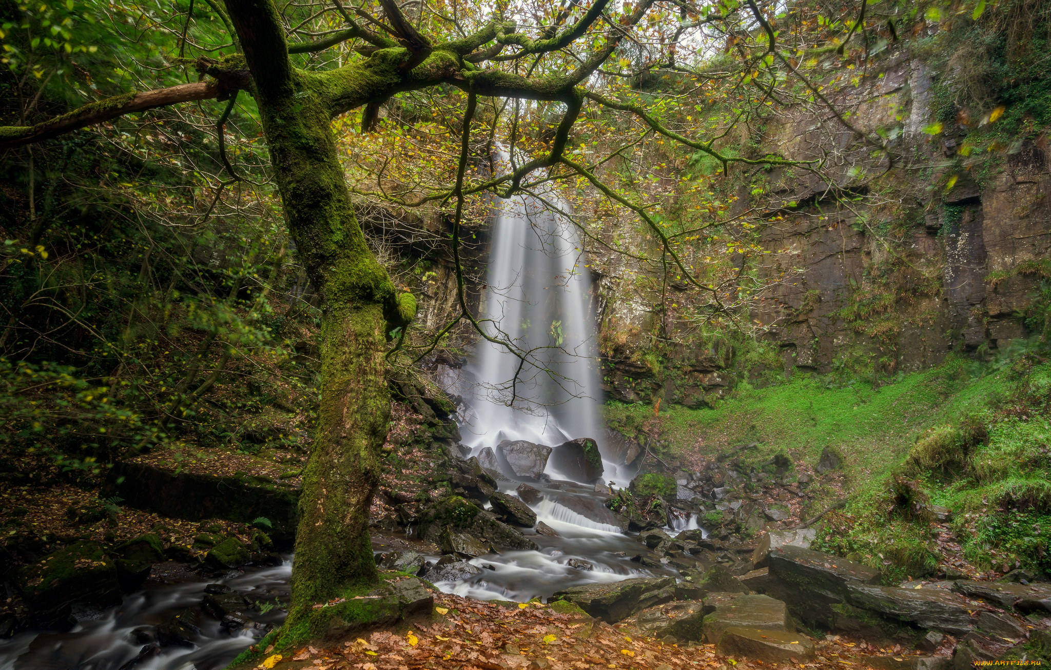 природа, водопады, простор