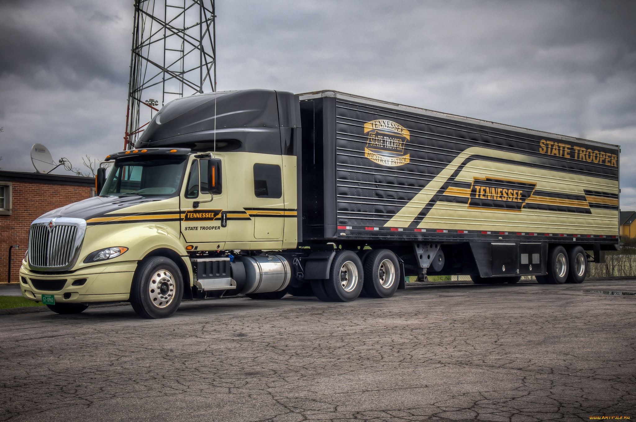 автомобили, international, грузовик, тягач, седельный