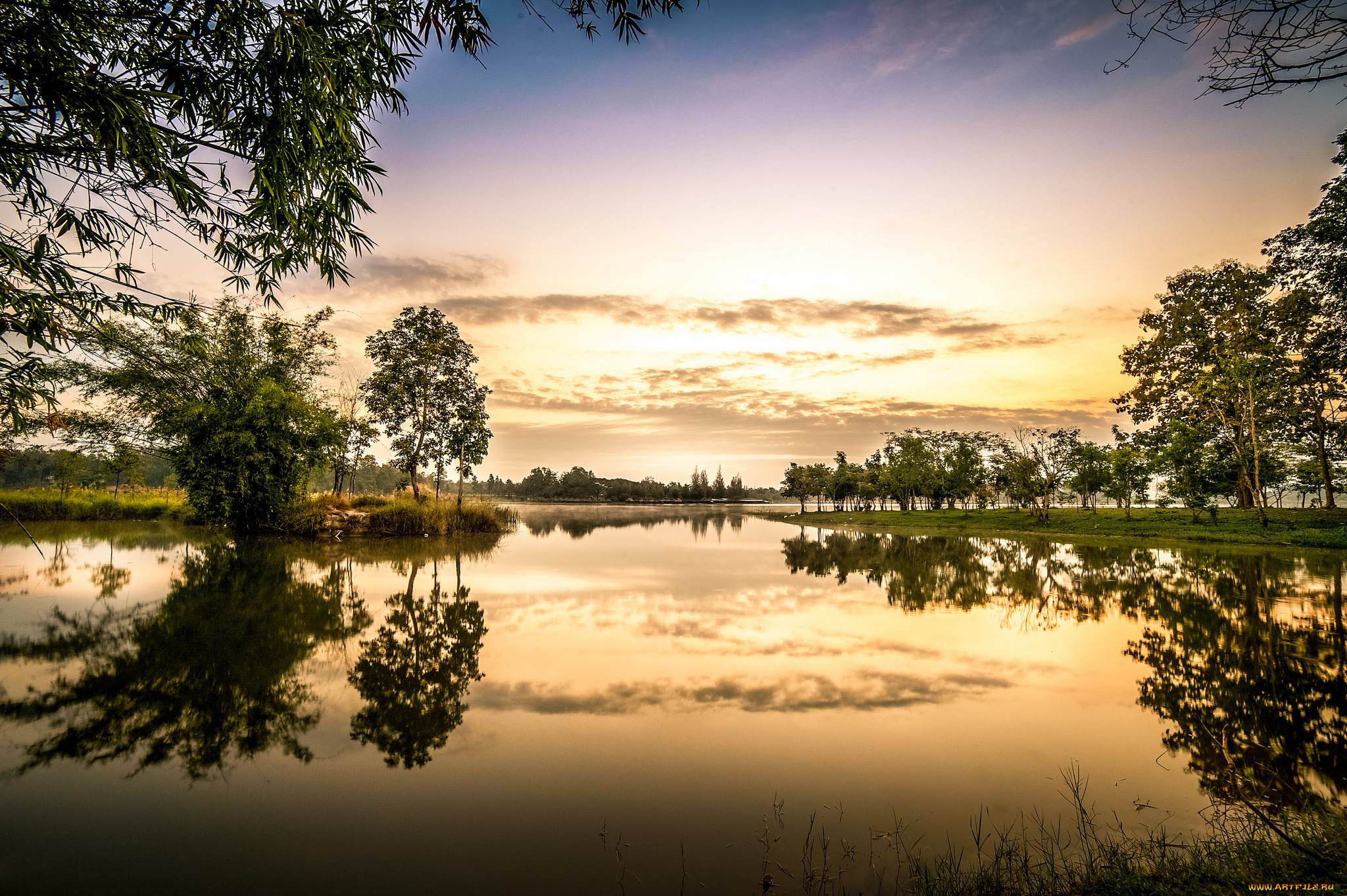 природа, реки, озера, простор