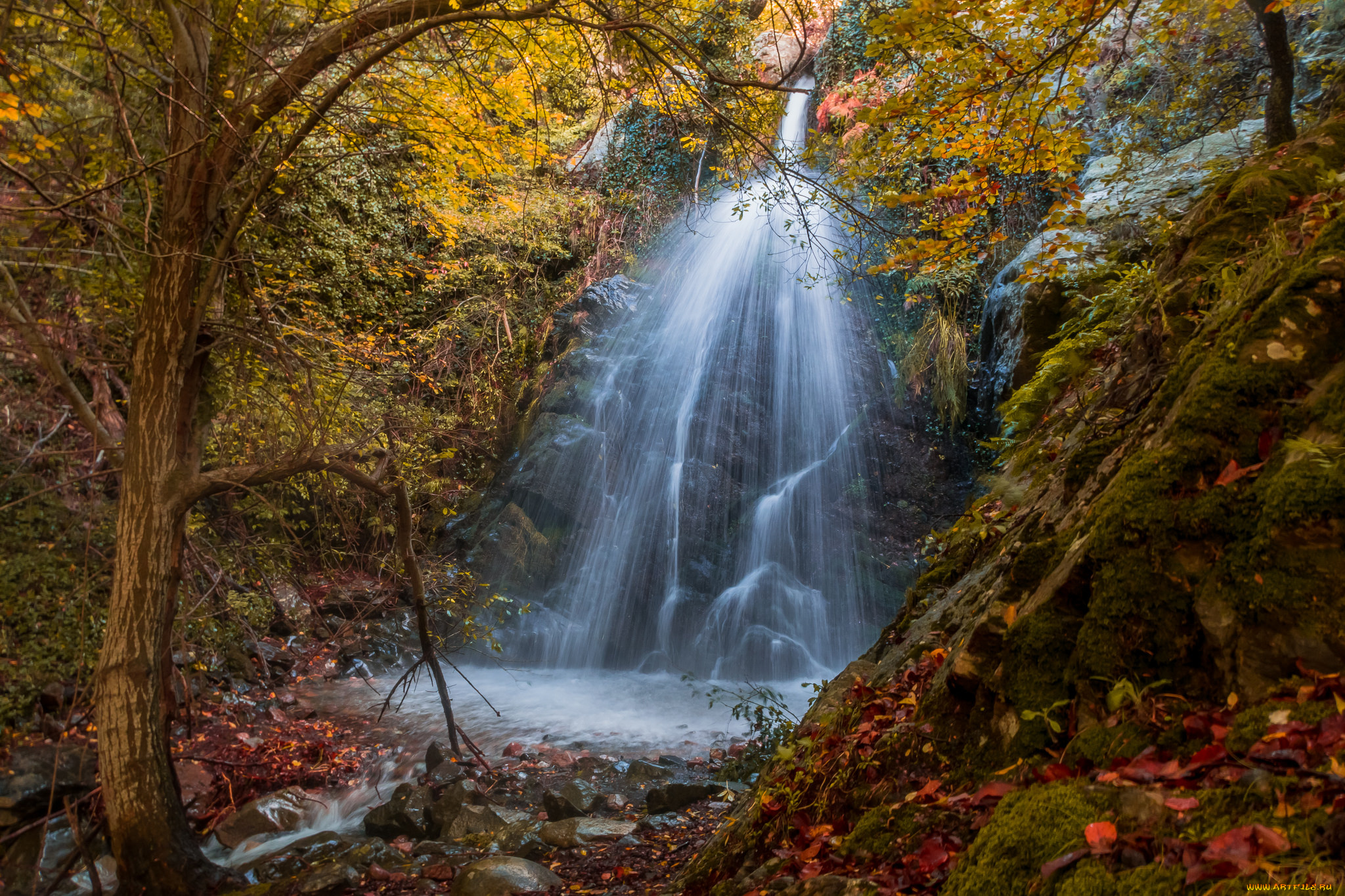 природа, водопады, простор