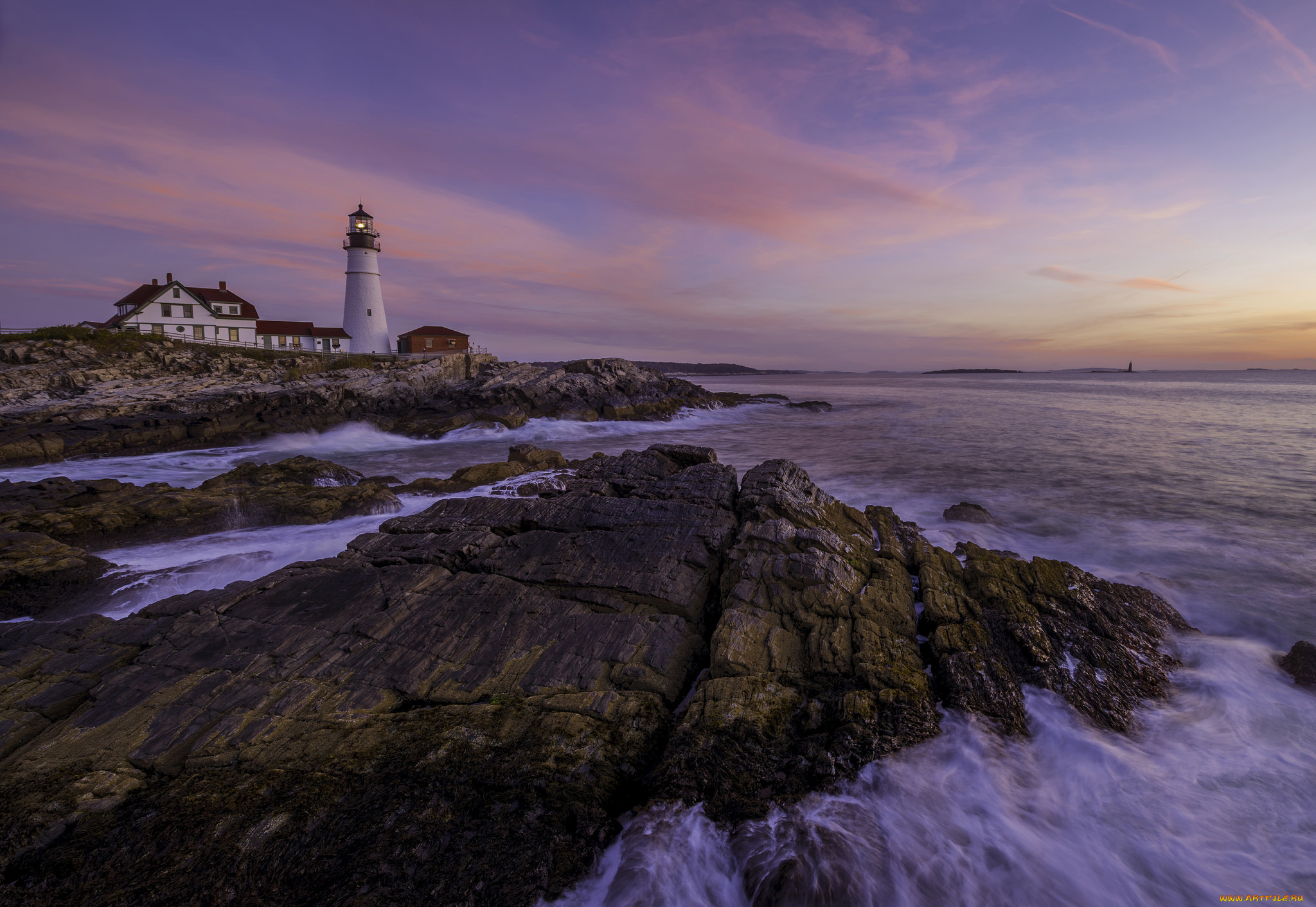 природа, маяки, простор