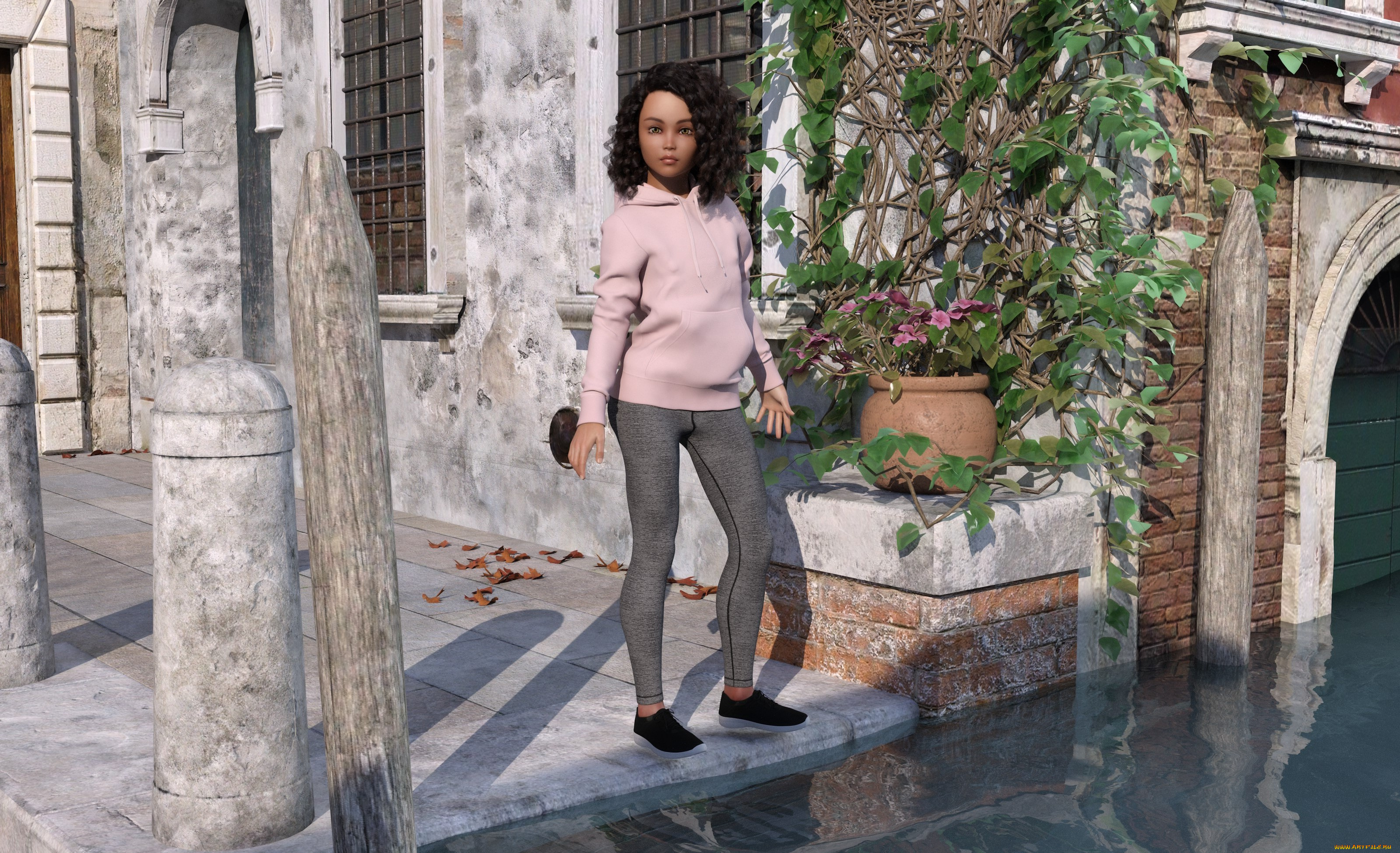 3д, графика, люди, , people, девушка, фон, взгляд