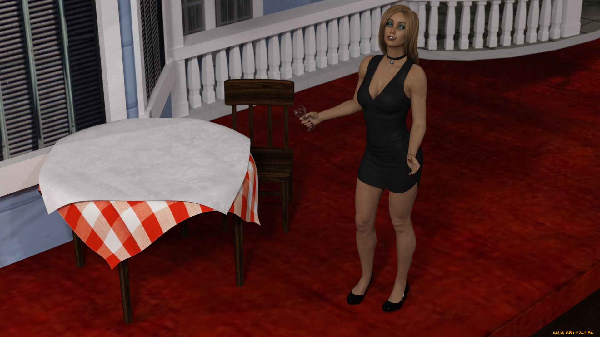 3д, графика, фантазия, , fantasy, взгляд, девушка, фон