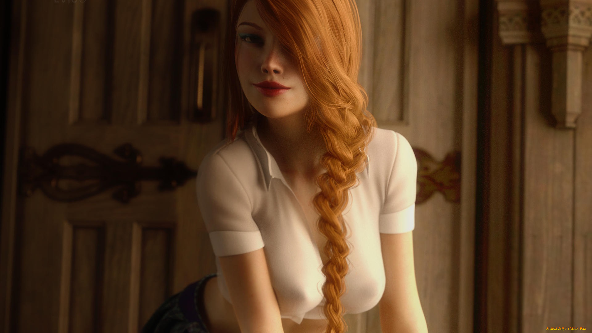 3д, графика, люди, , people, фон, взгляд, девушка