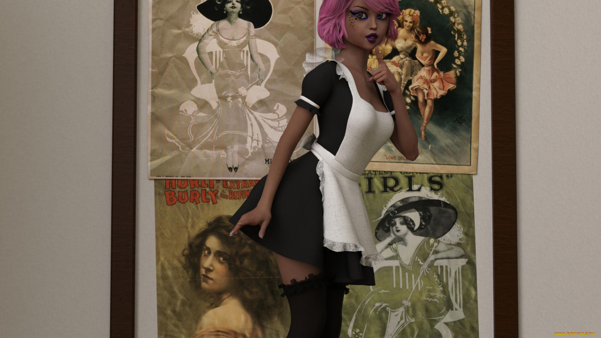 3д, графика, люди, , people, фон, взгляд, девушка