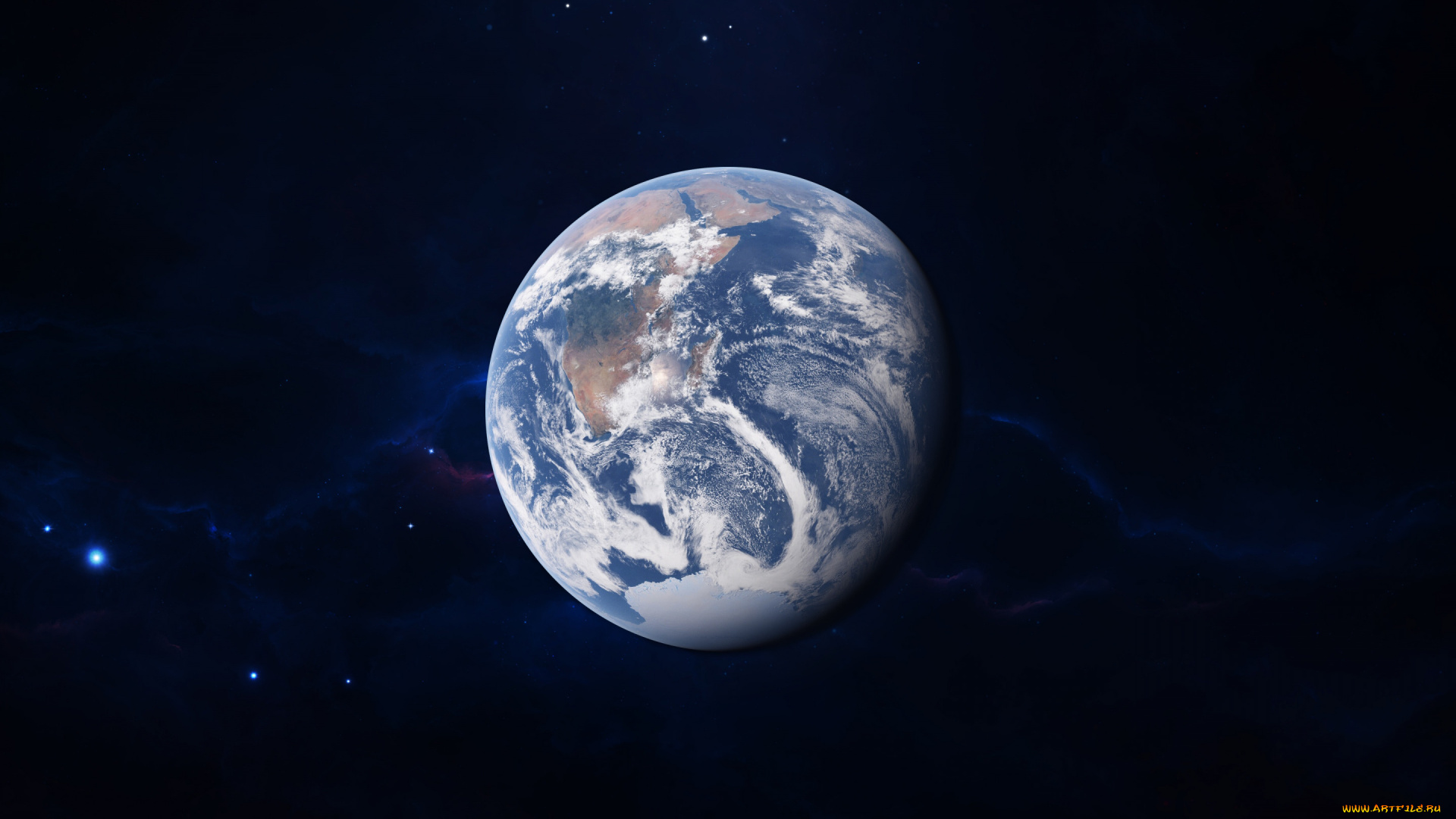 космос, земля, звезды, планета, галактика, вселенная