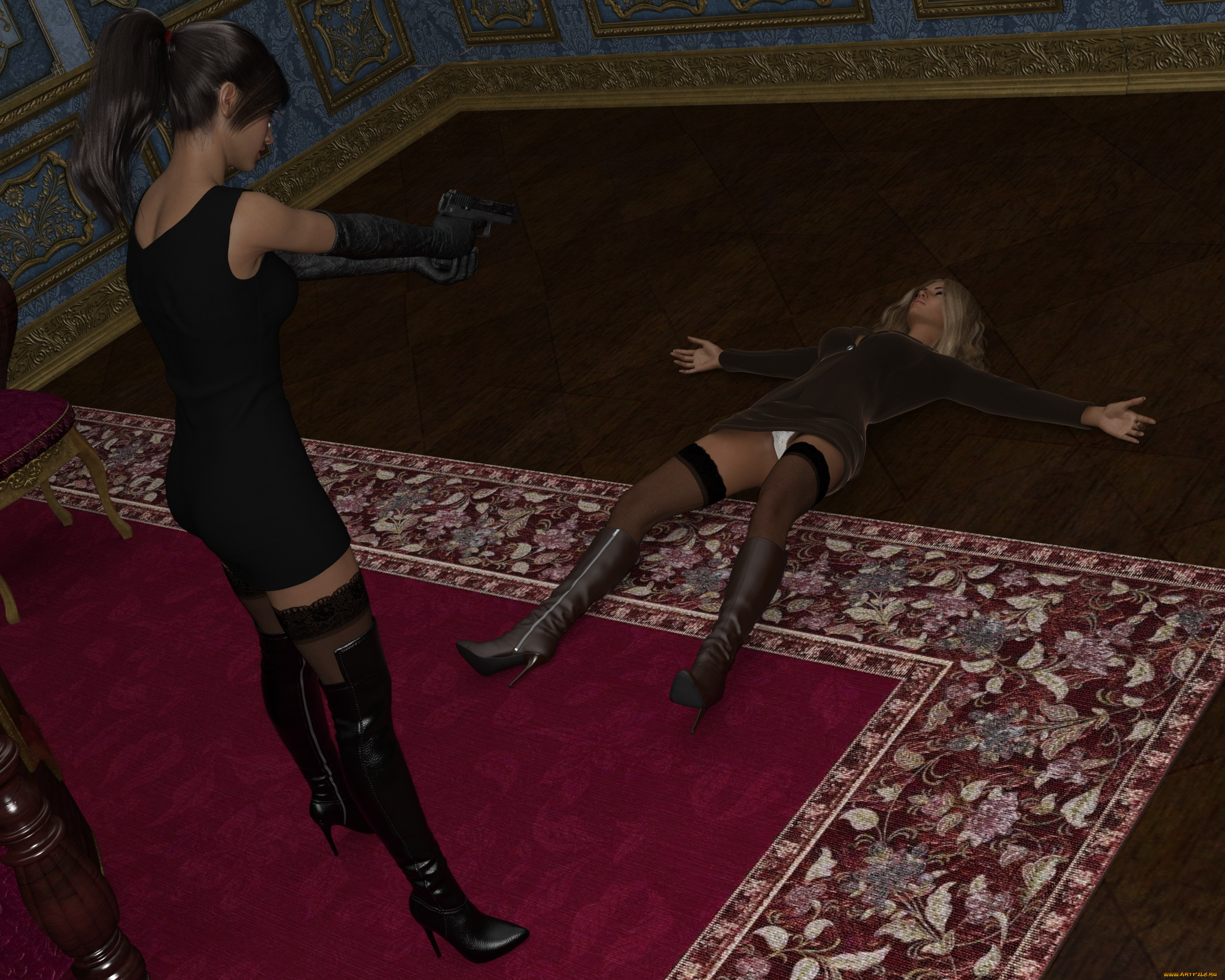 3д, графика, фантазия, , fantasy, фон, взгляд, девушка