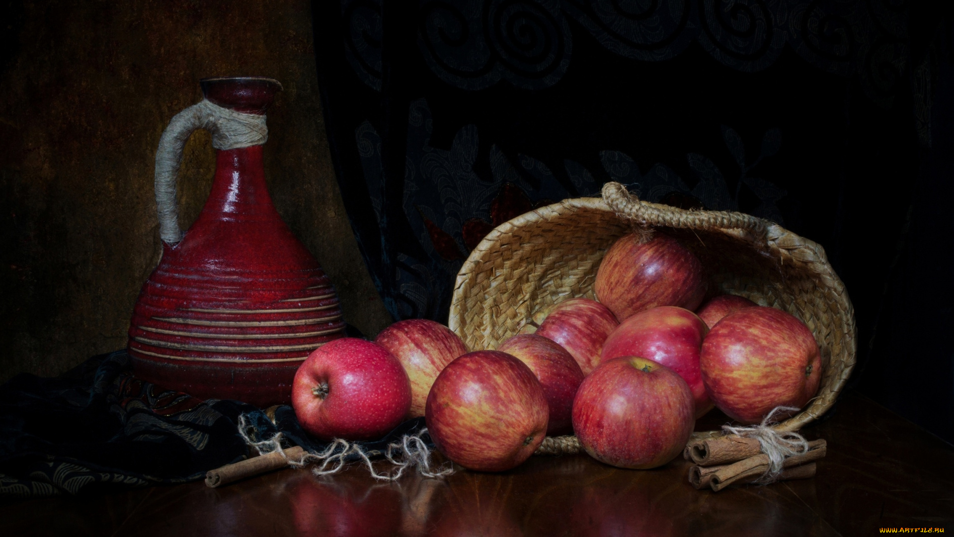 еда, яблоки