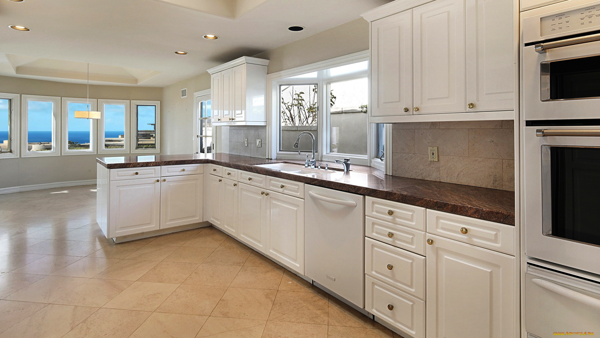 интерьер, кухня, шкафчики