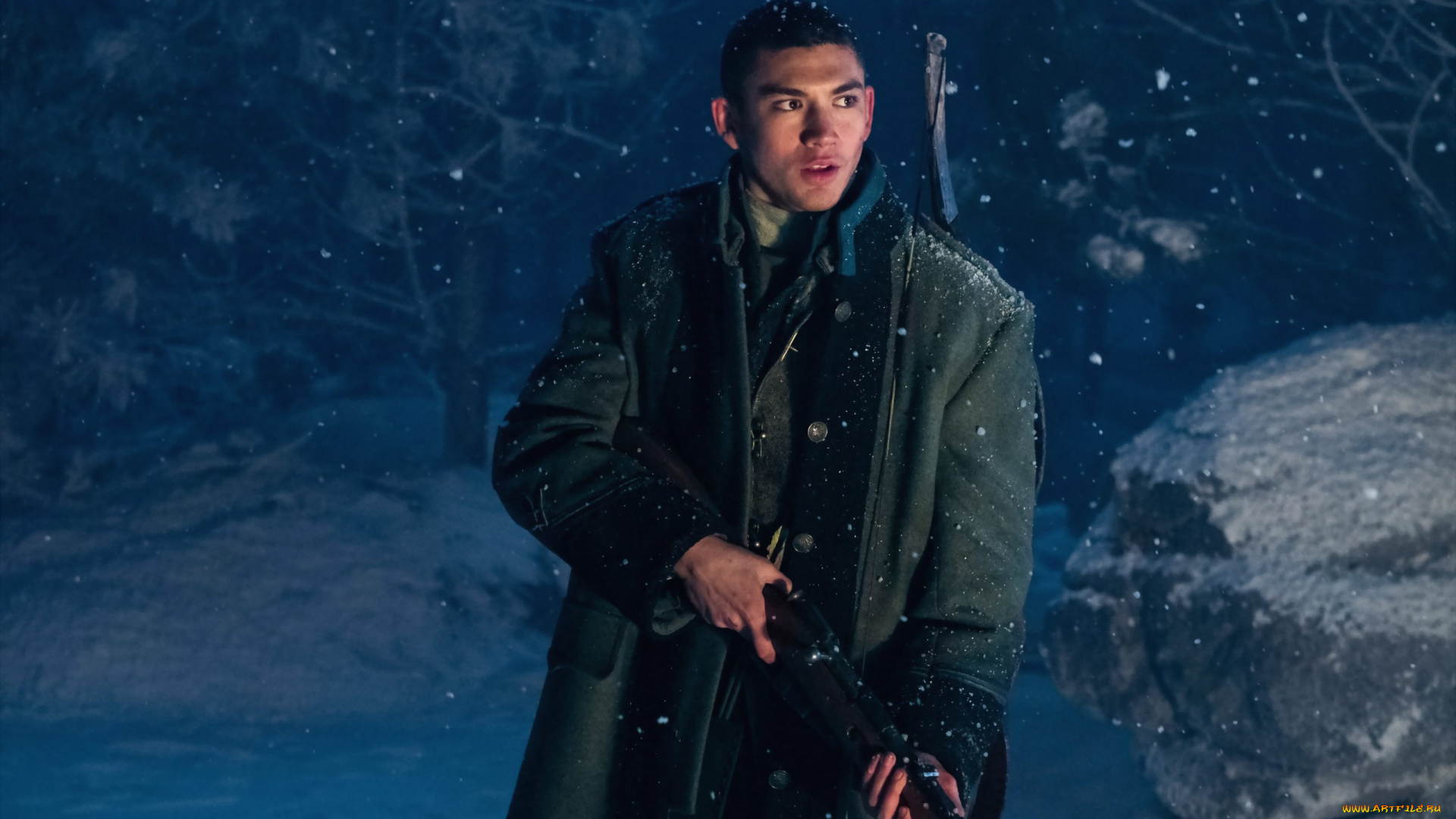 кино, фильмы, shadow, and, bone, , сериал, парень, ружье, снег