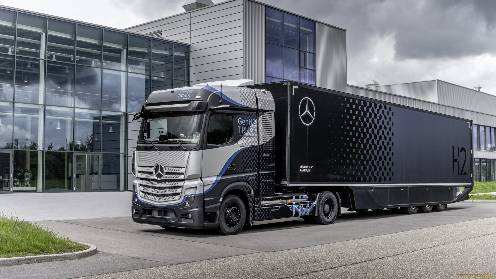 mercedes-benz, gen-h2, truck, 2021, автомобили, mercedes, trucks, mercedes, benz, gen, h2, truck, 2021