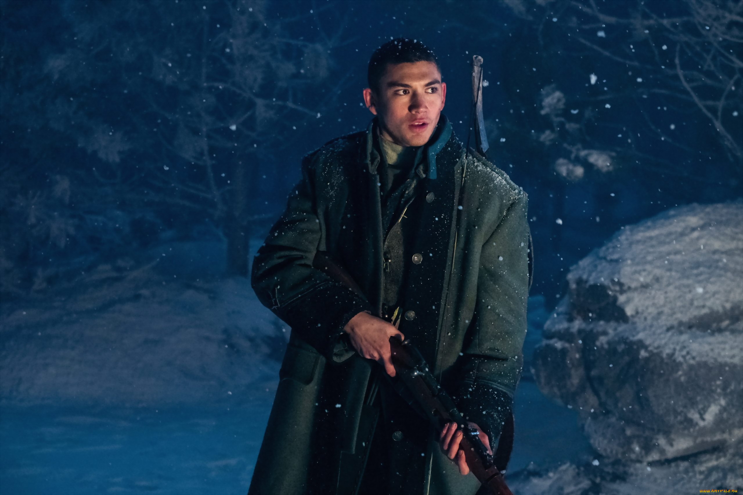 кино, фильмы, shadow, and, bone, , сериал, парень, ружье, снег