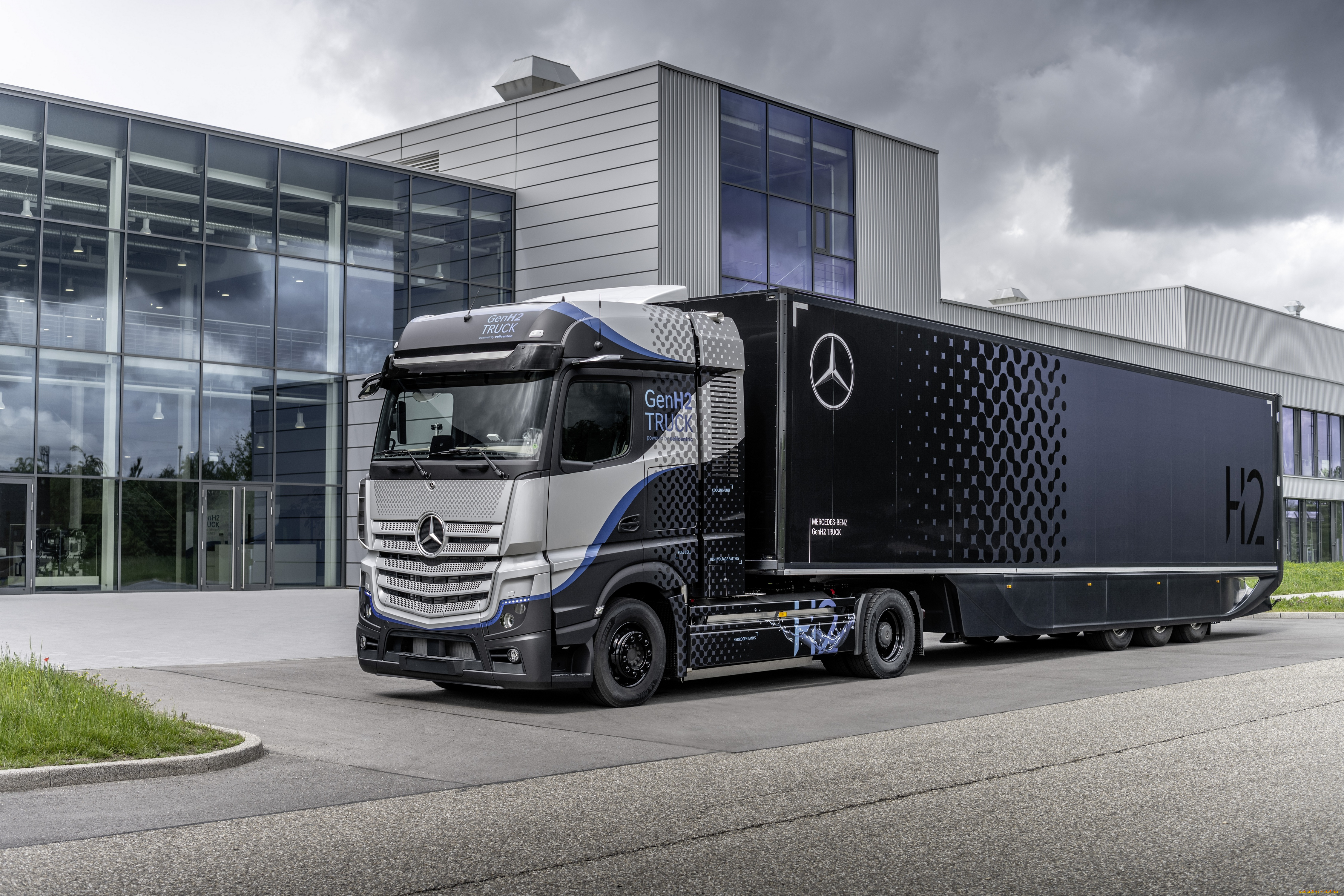 mercedes-benz, gen-h2, truck, 2021, автомобили, mercedes, trucks, mercedes, benz, gen, h2, truck, 2021