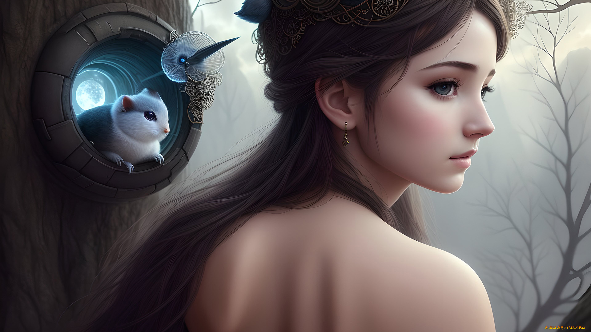 фэнтези, девушки, нейросети, графика, нейроарт, ai, art, нейронные, сети, рисунки, нейро, искусство