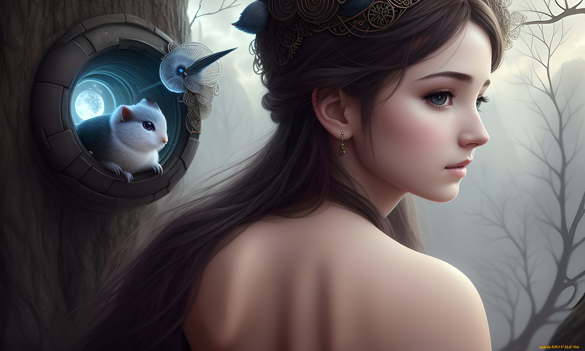 фэнтези, девушки, нейросети, графика, нейроарт, ai, art, нейронные, сети, рисунки, нейро, искусство