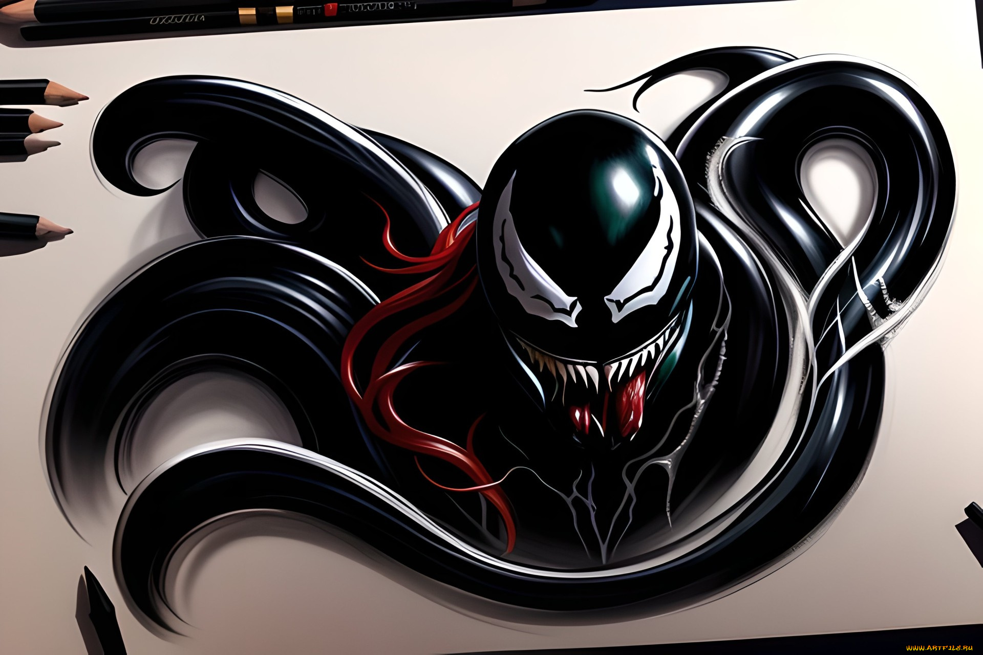 рисованное, комиксы, нейросети, графика, нейроарт, ai, art, нейронные, сети, рисунки, нейро, искусство, venom, веном