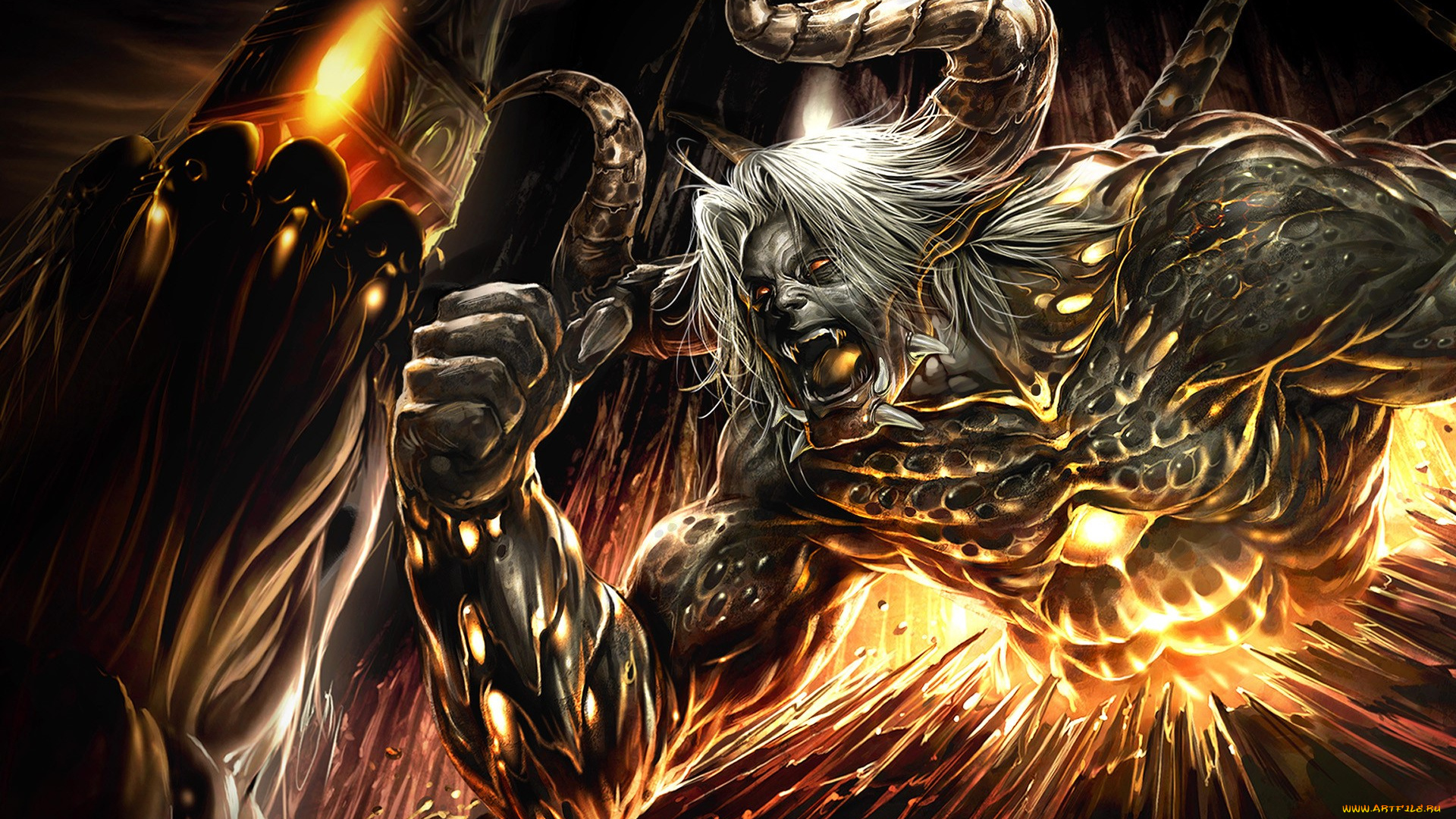 видео, игры, lineage, , the, cross, rancor, -, episode, u, демон, огонь, башня